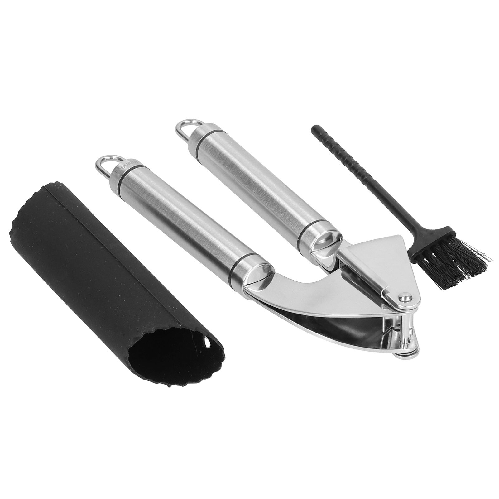 Garlic Press 304 Stainless Steel Mincer Crusher Fine Polished Mirror Kitchen Tool view 4