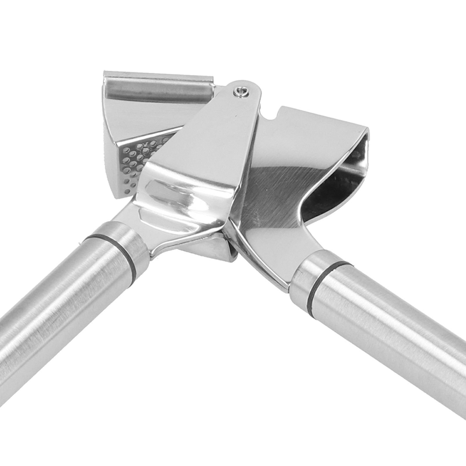 Garlic Press 304 Stainless Steel Mincer Crusher Fine Polished Mirror Kitchen Tool view 12