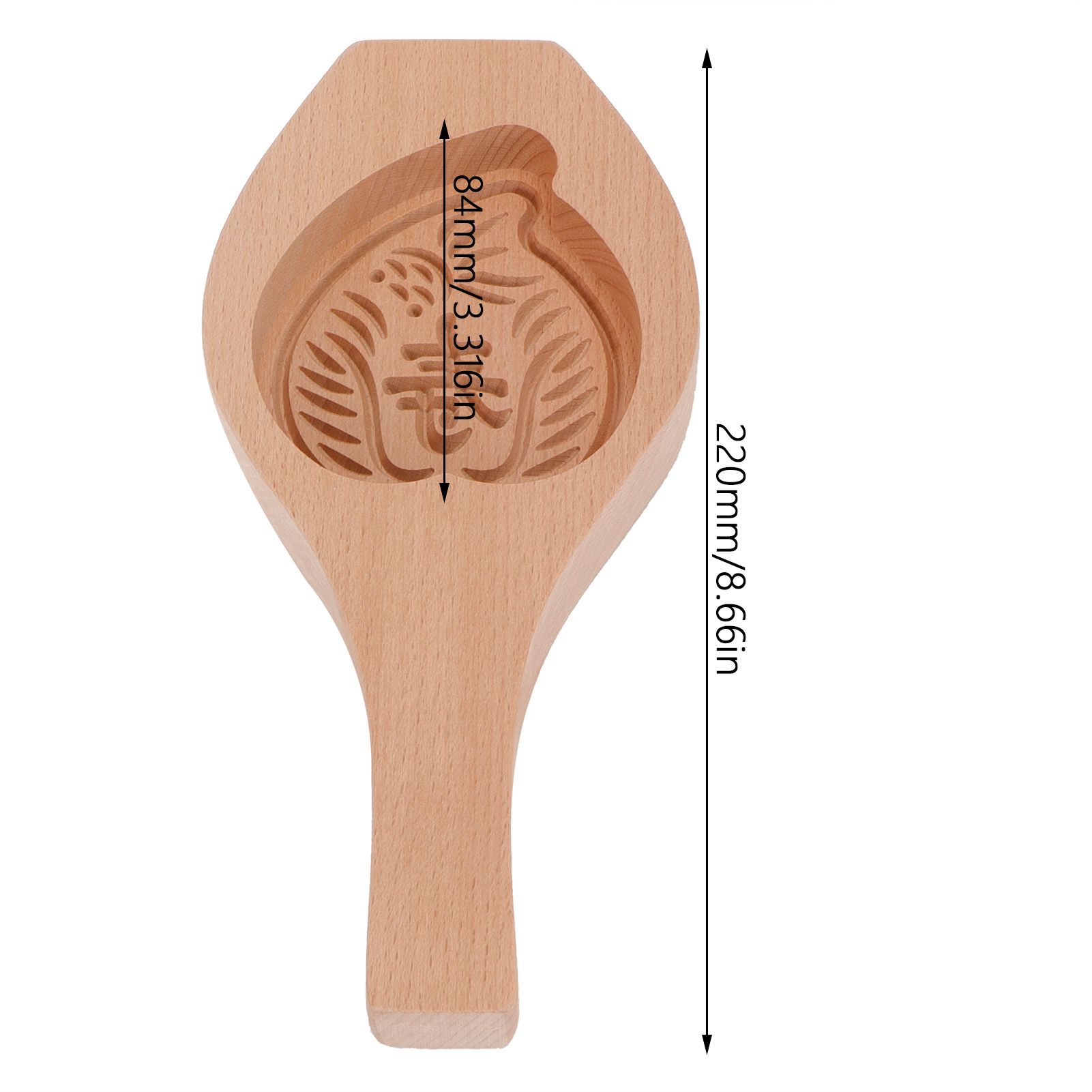 Wood Mooncake Mold DIY Cookies Fondant Cake Baking Mold Kitchen Decoration view 11