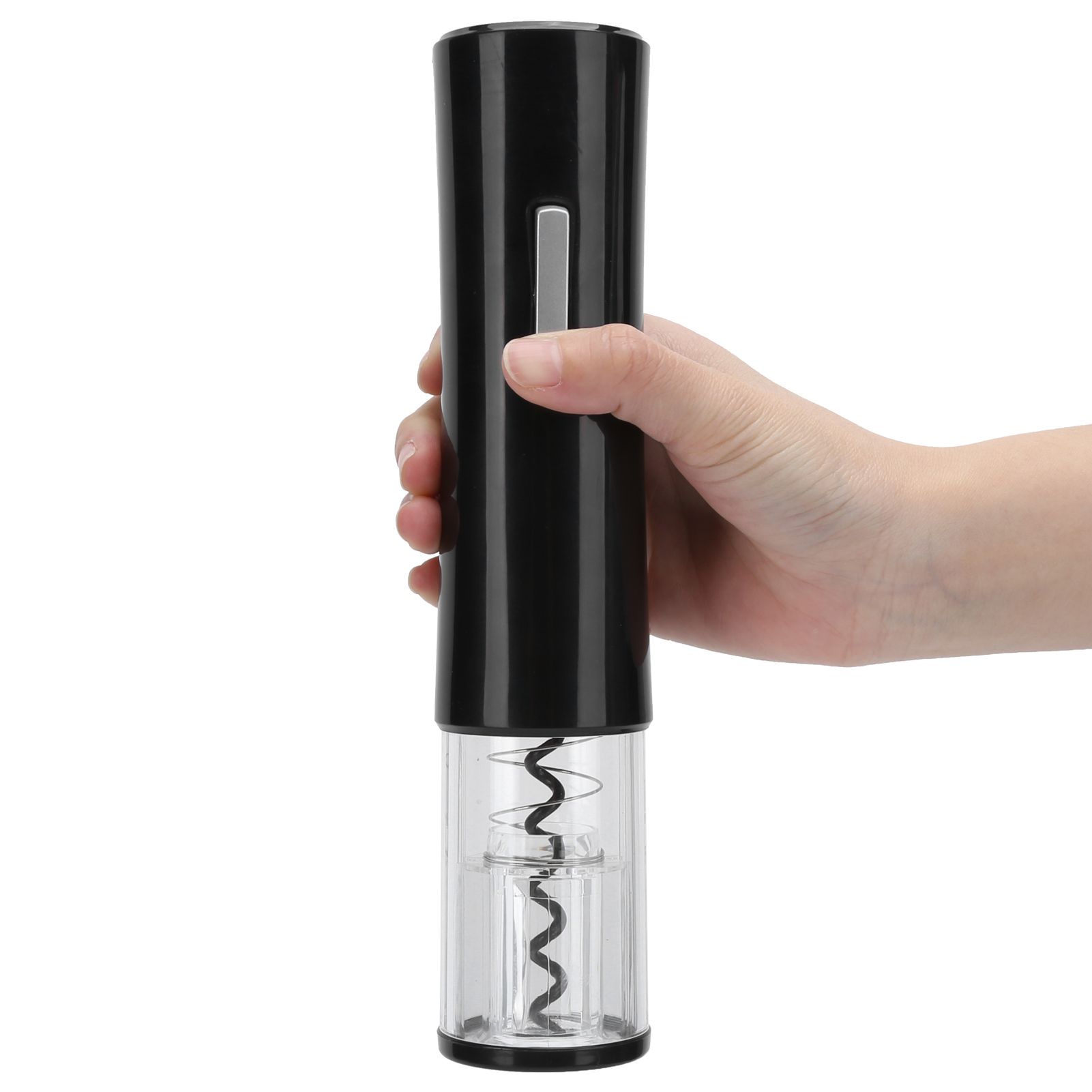 Translucent Automatic Bottle Opener Electric Red Wine Openers with Foil Cutter view 4