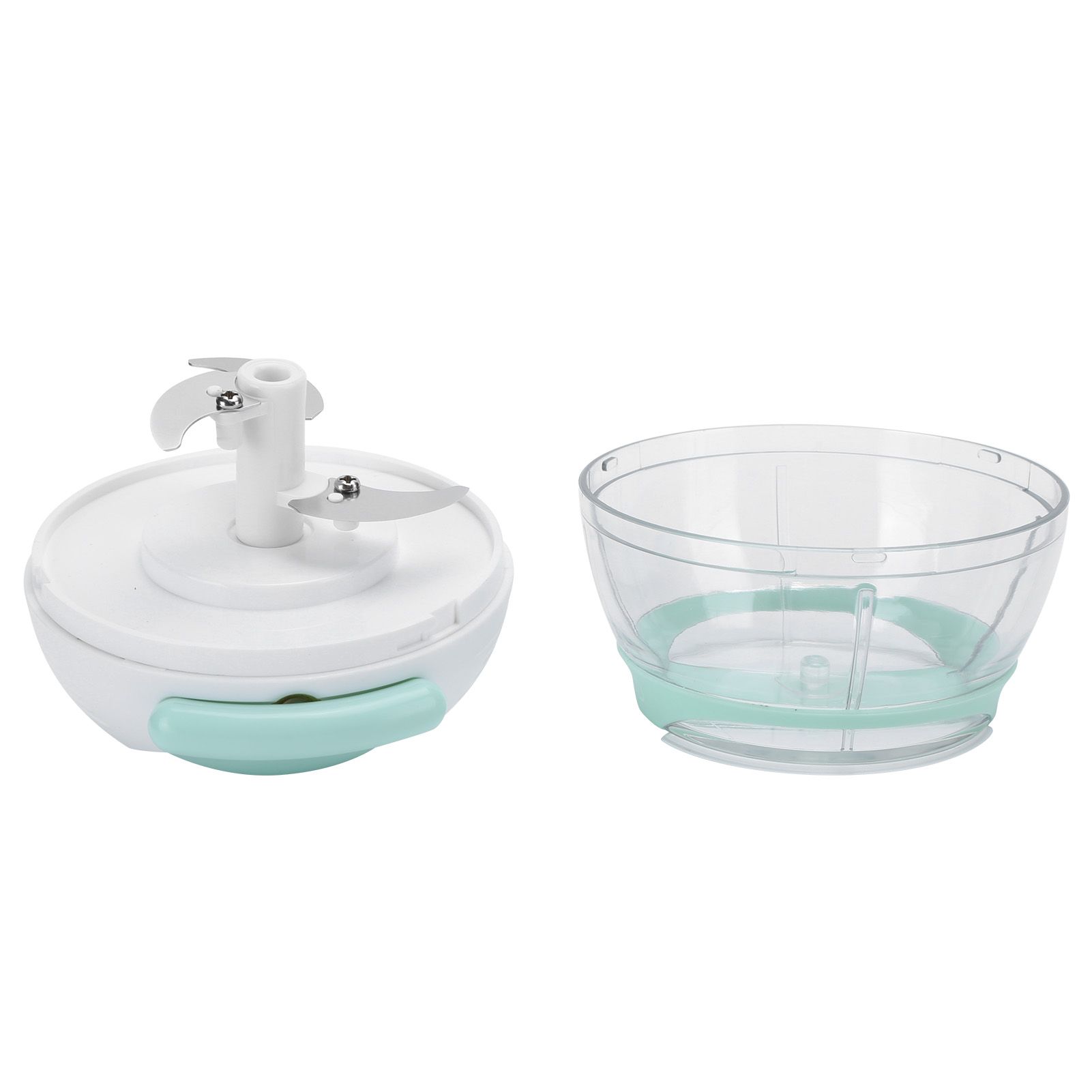 2PCS MultiFunction Vegetable Cutter Manual Garlic Food Chopper Meat Grinder view 4
