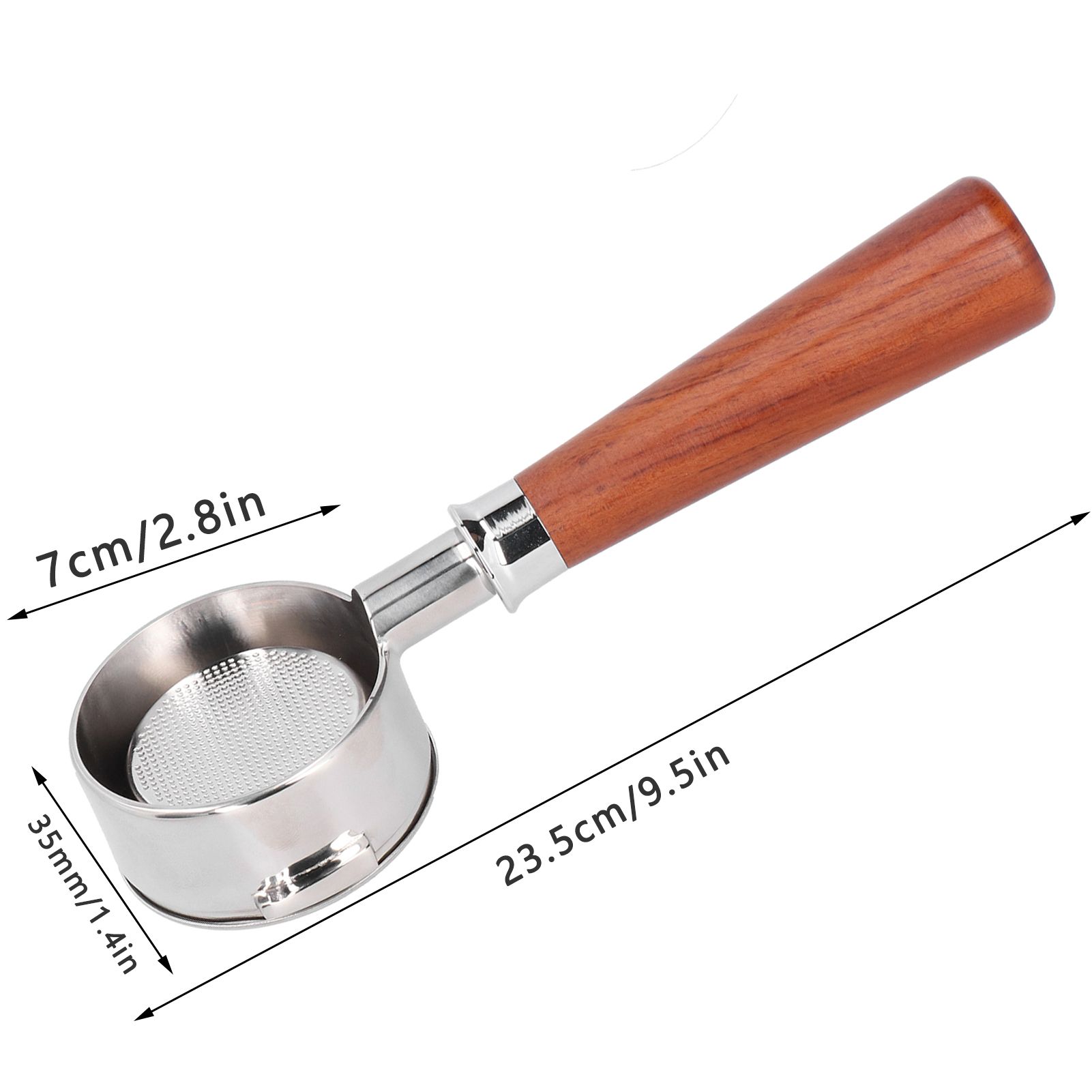 Portafilter 304 Stainless Steel Coffee Bottomless Handle 58mm Fit for WELHOME view 11