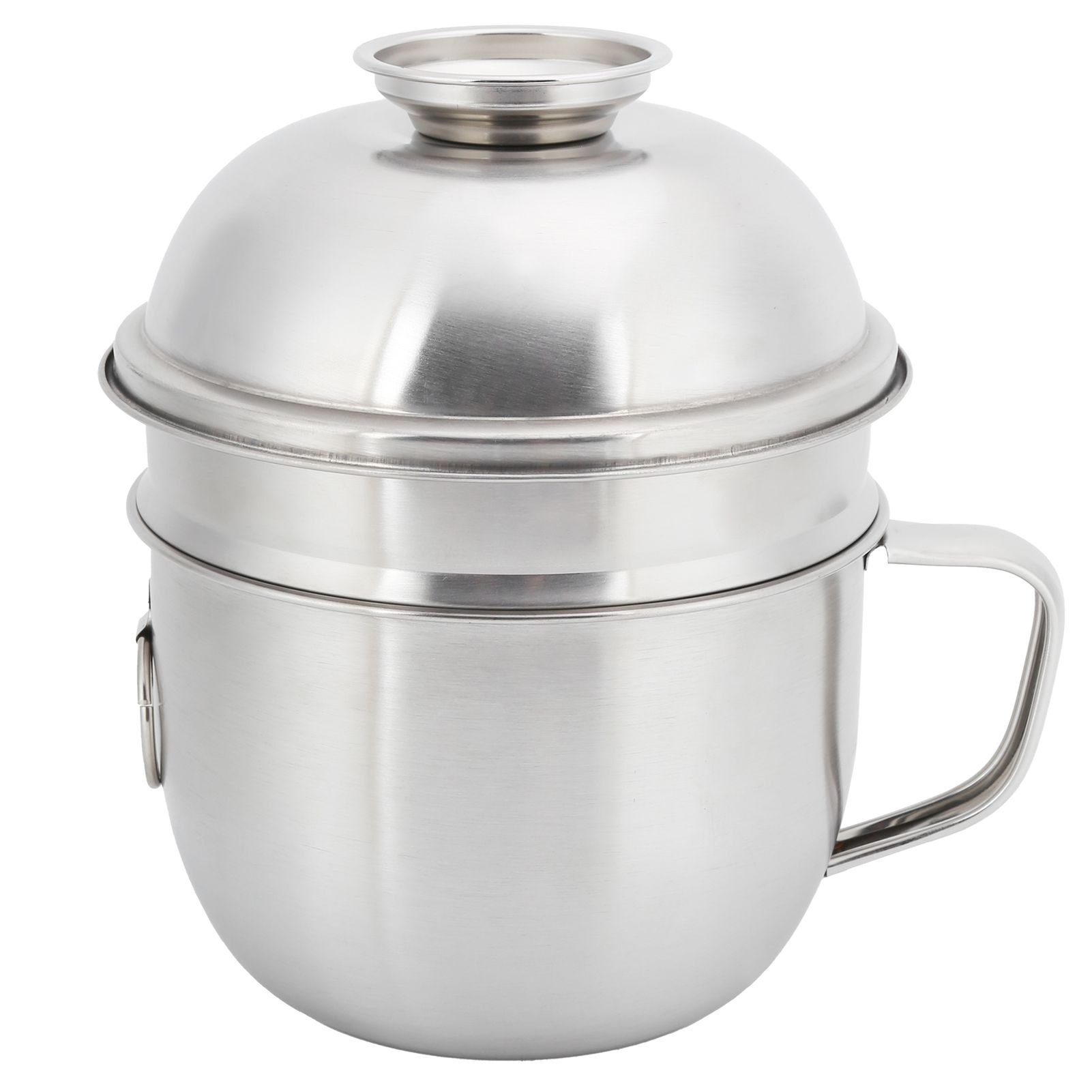Stainless Steel Fast Food Bowl DoubleLayer Lunch Box Instant Noodle Soup Cup view 2