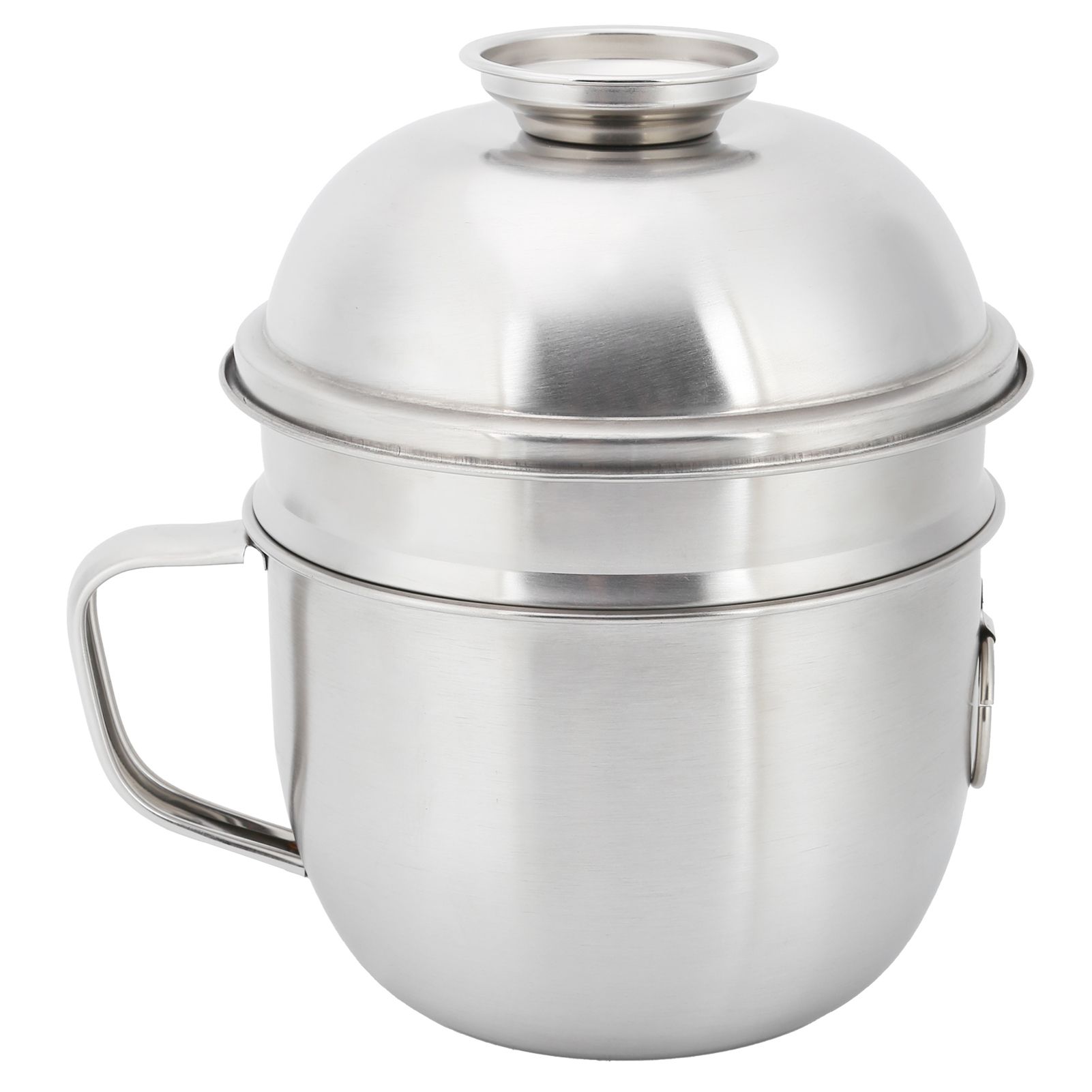 Stainless Steel Fast Food Bowl DoubleLayer Lunch Box Instant Noodle Soup Cup view 3