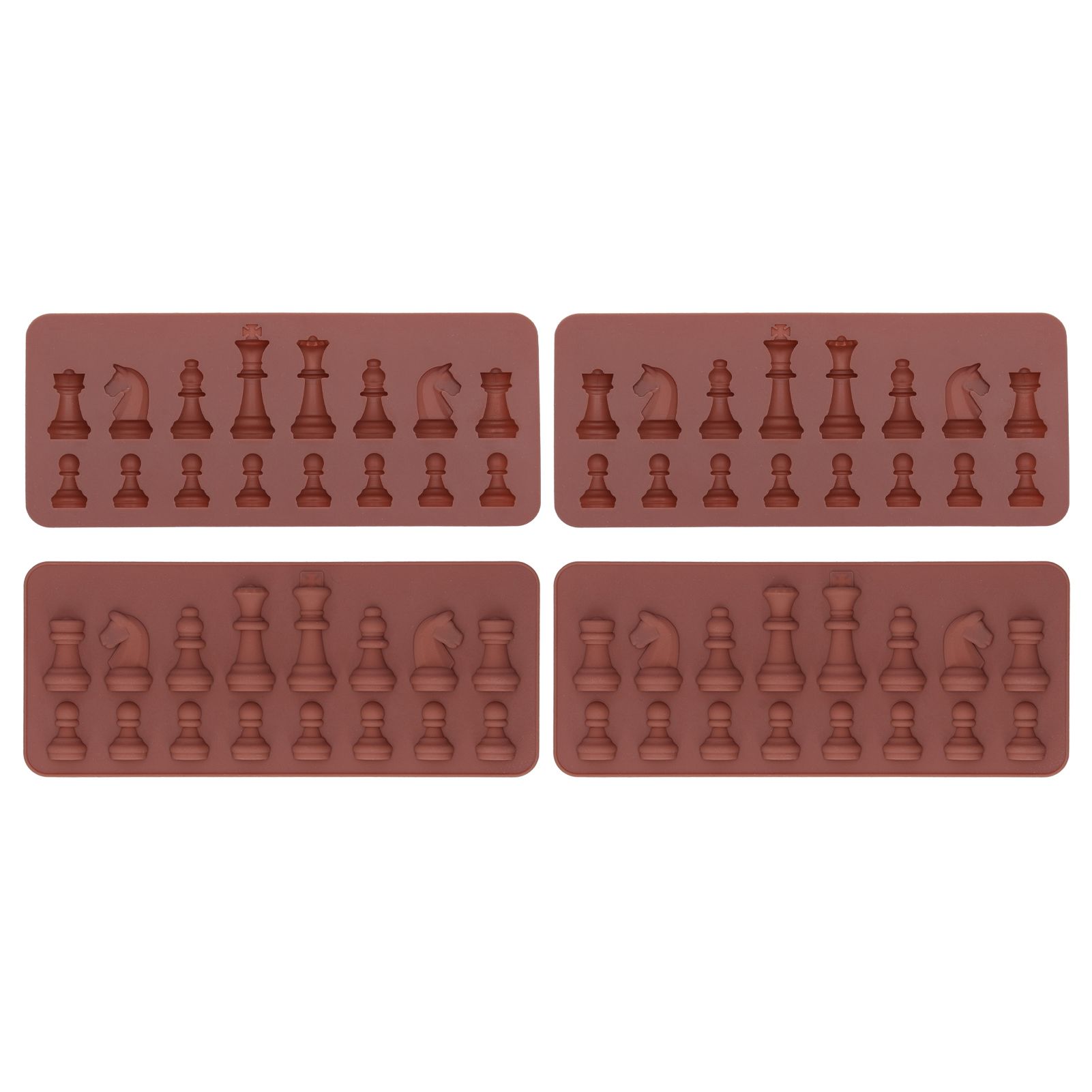 4PCS Chess Shape Silicone Mold Chocolate Cake Mold for DIY Making Baking Supplies view 8
