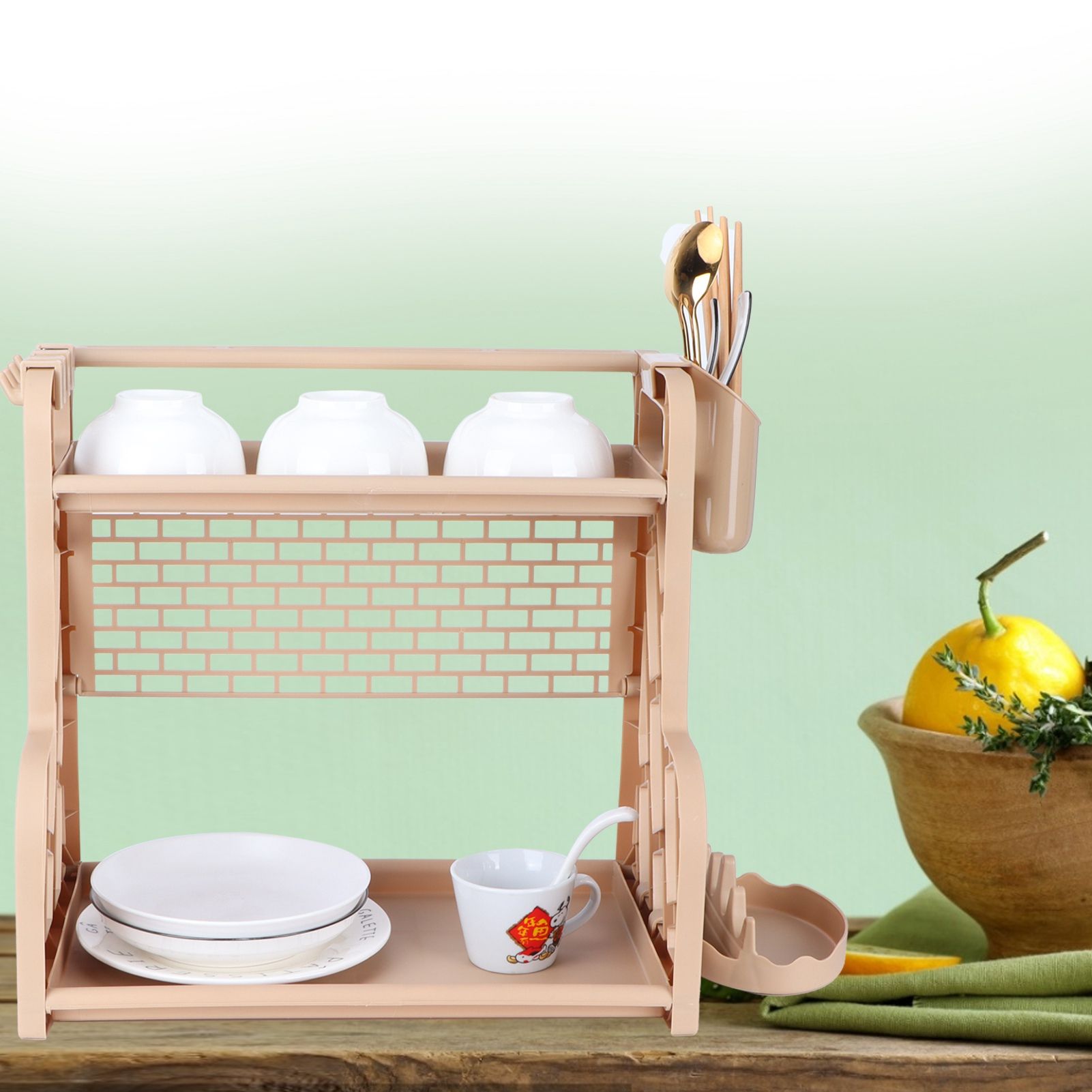 Multifunctional Kitchen Storage Rack Seasoning Bottle Storage Shelf Spice Rack view 12