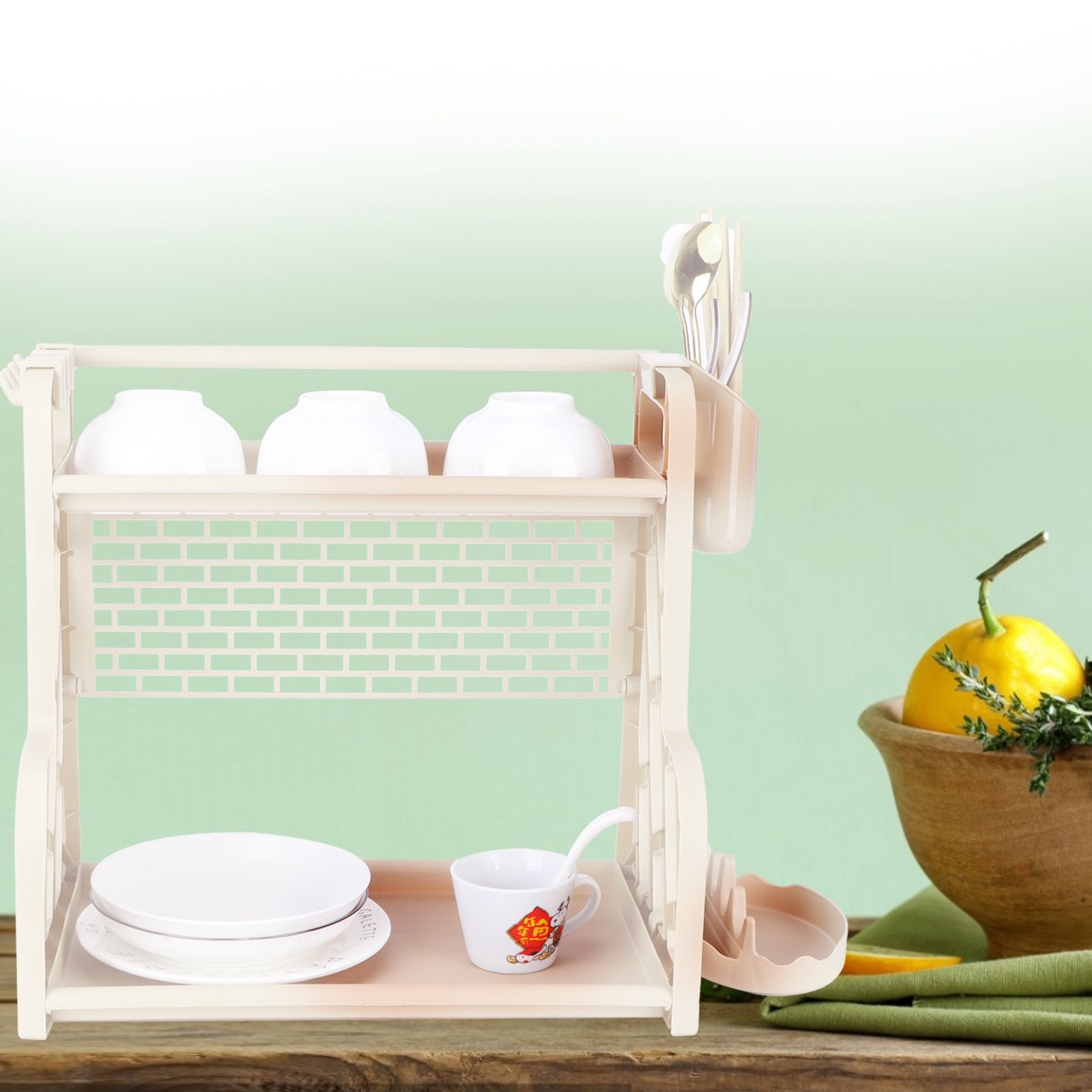 Multifunctional Kitchen Storage Rack Seasoning Bottle Storage Shelf Spice Rack view 12