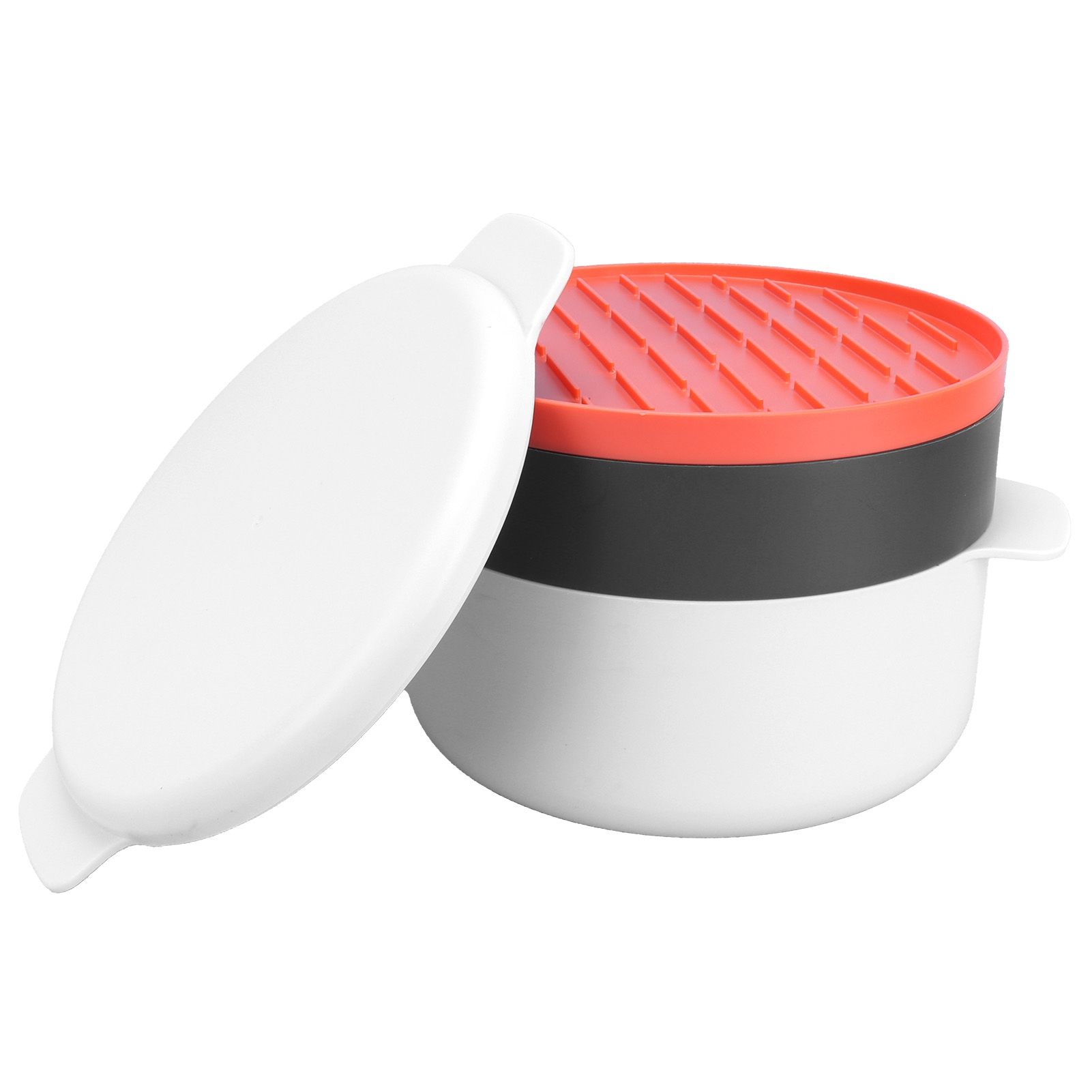 Multifunctional Round Rice Steaming Box Microwave Oven Special Lunch Box for