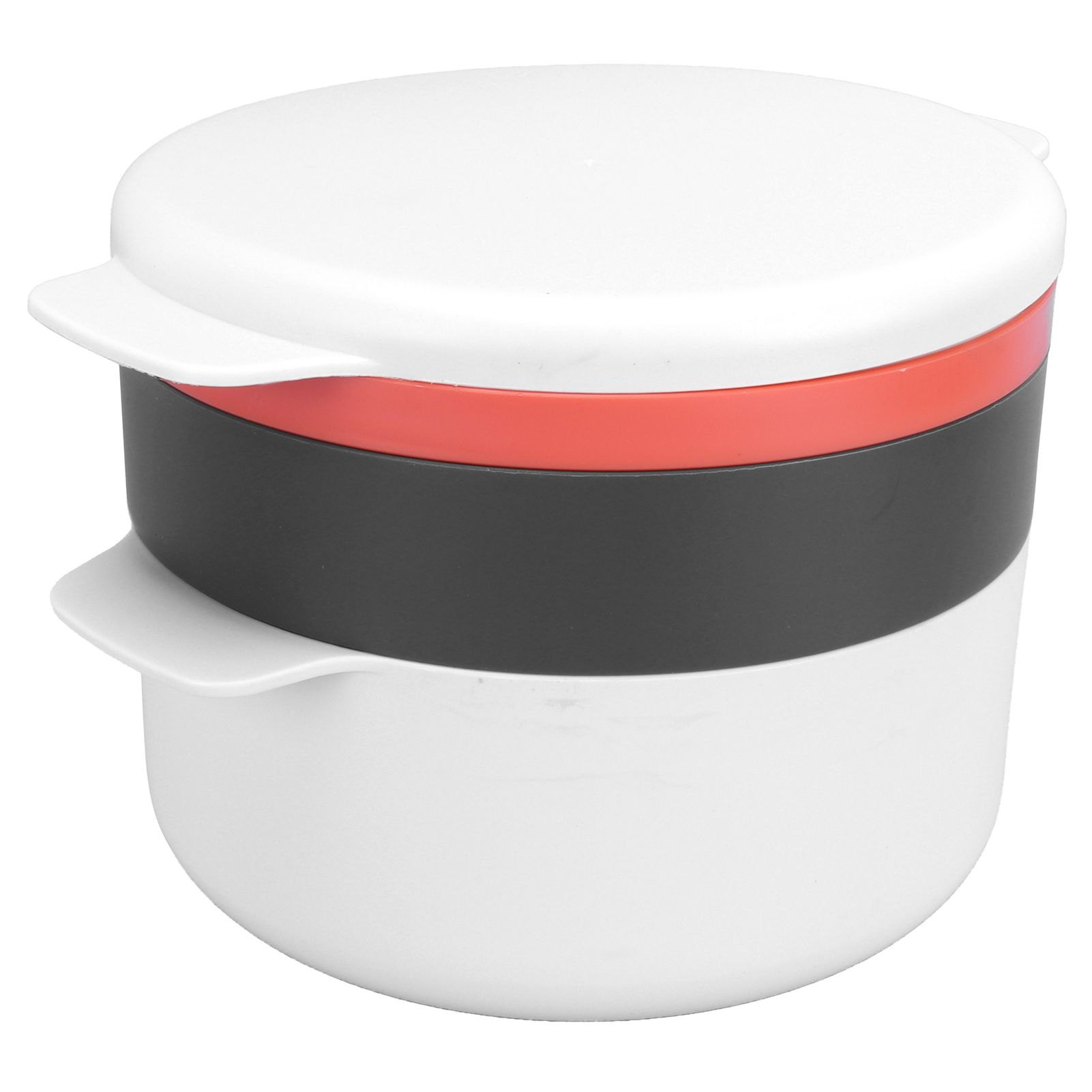 Multifunctional Round Rice Steaming Box Microwave Oven Special Lunch Box for view 3
