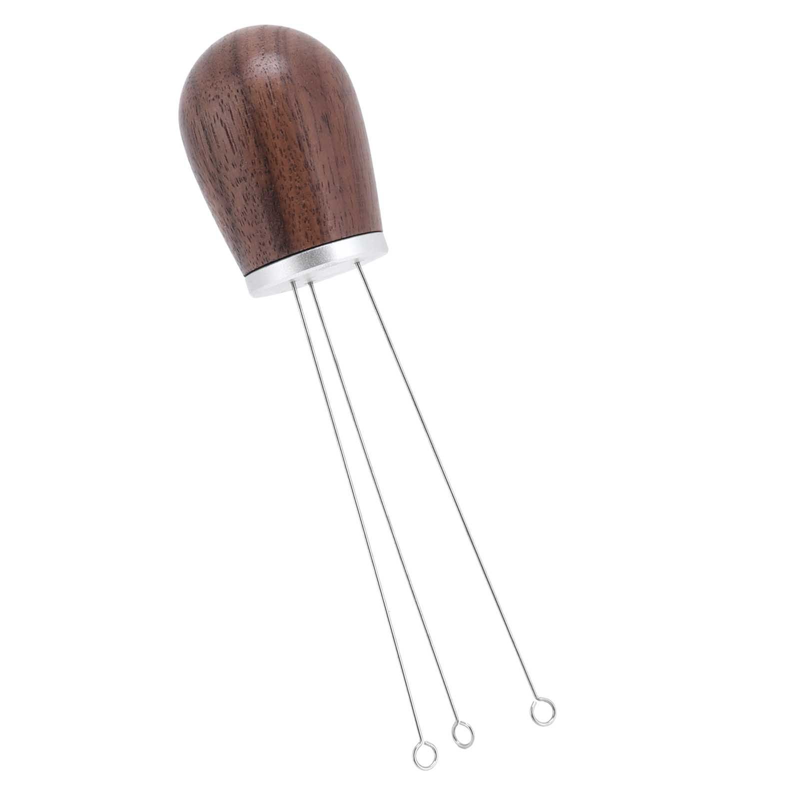 Coffee Power Needle Wooden Handle Coffee Stirrer Distribution Tool for Home view 5