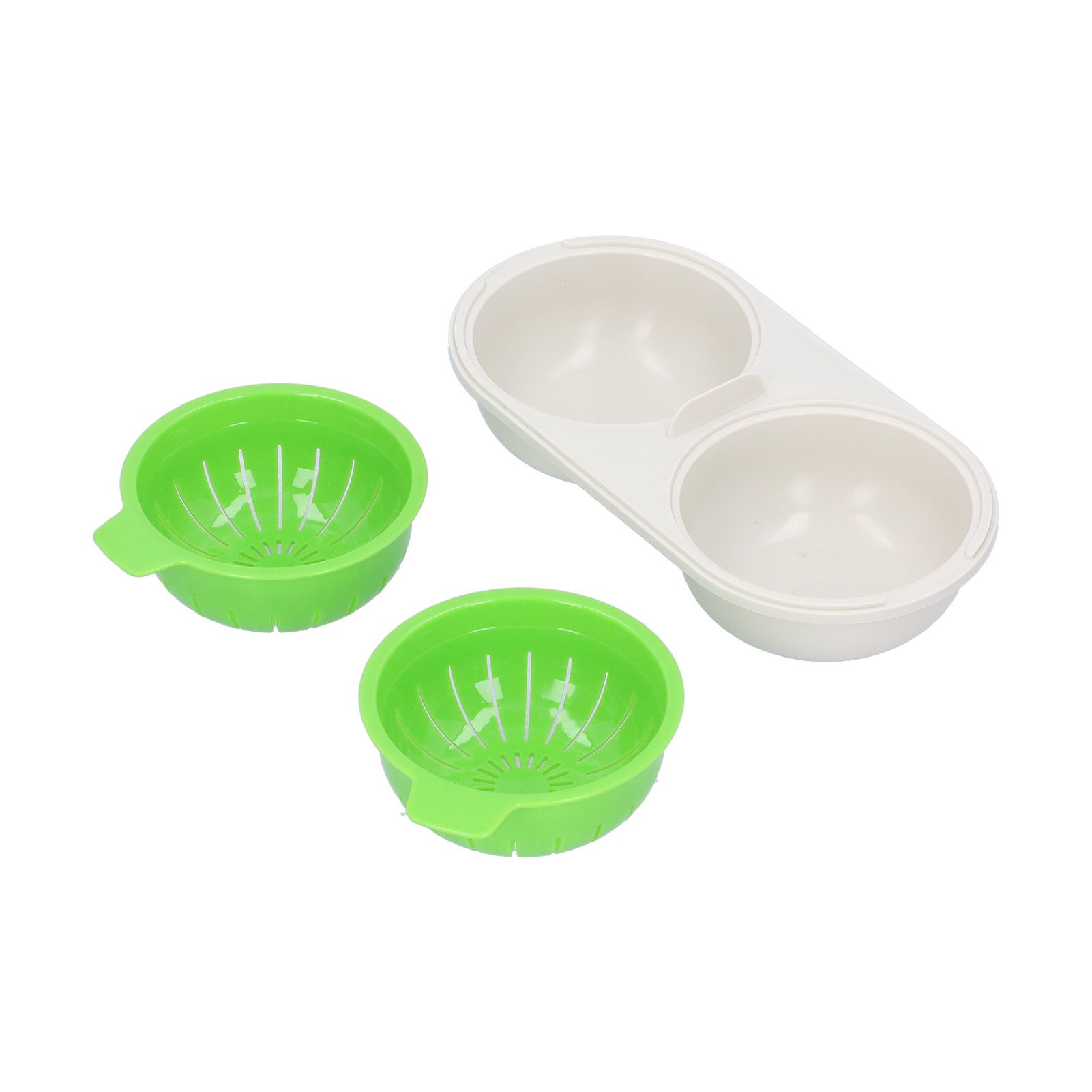 Microwave Boiled Egg Cup Food Grade Egg Steamer Egg Boiler Bowl for Kitchen view 3
