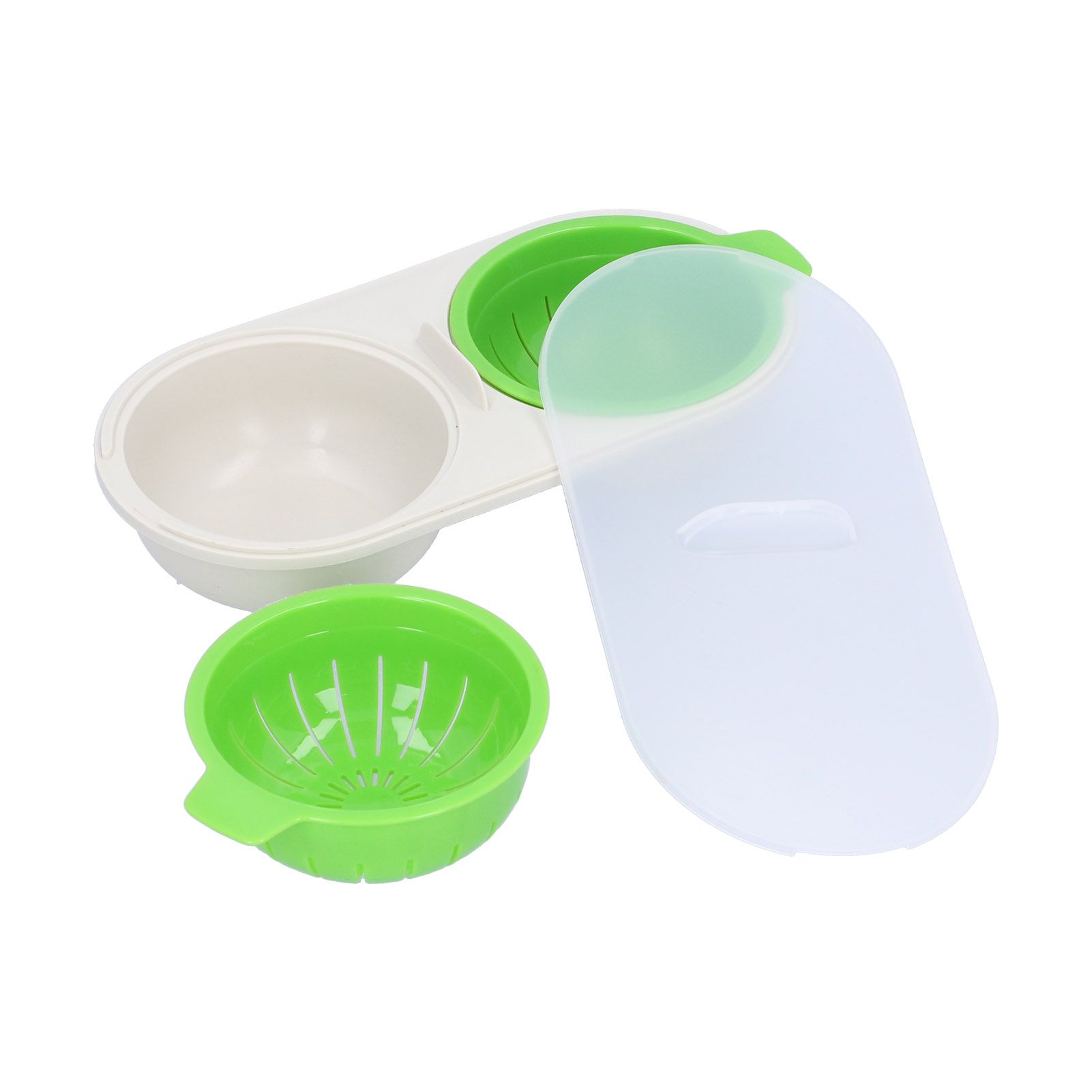 Microwave Boiled Egg Cup Food Grade Egg Steamer Egg Boiler Bowl for Kitchen view 4