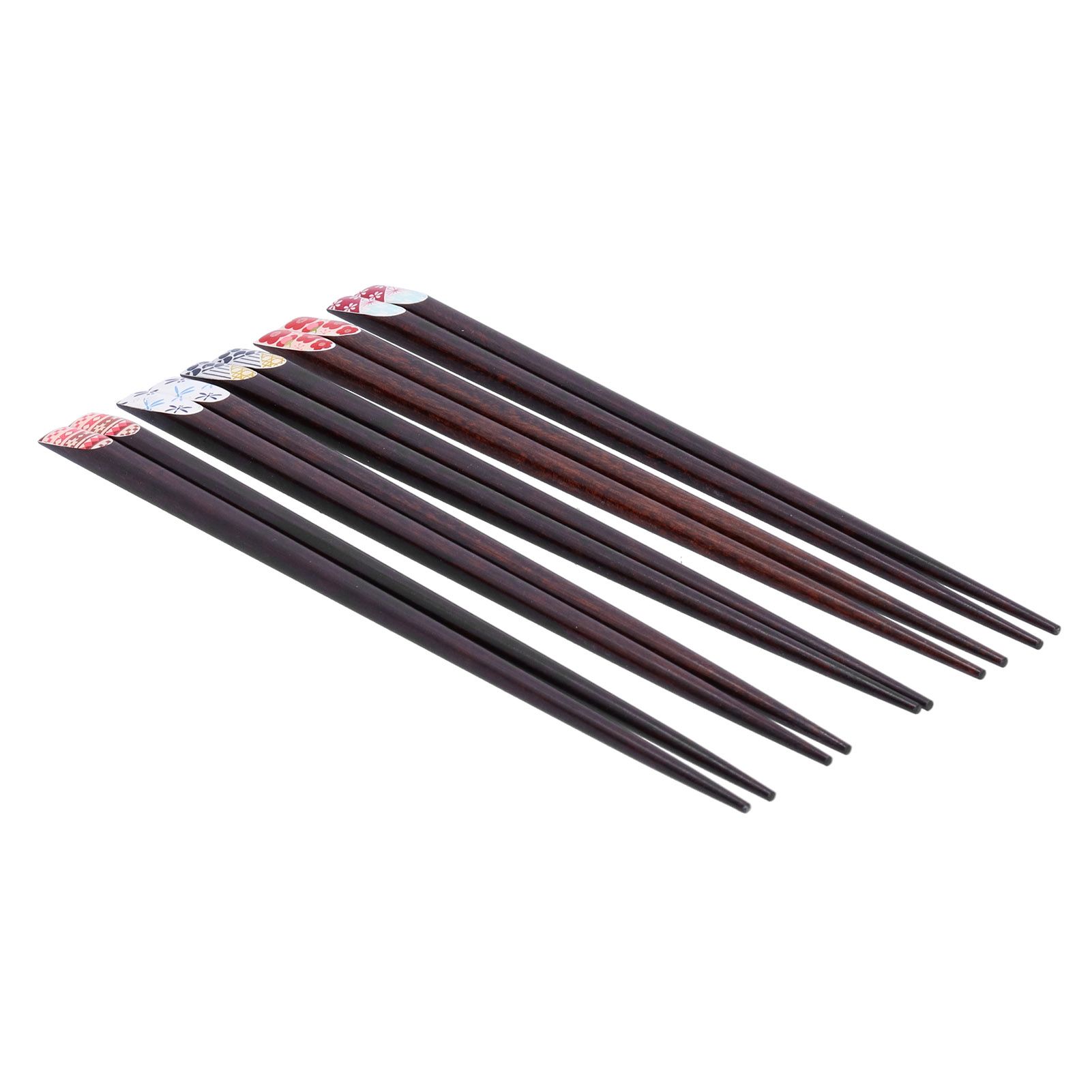 5 Pair Wood Chopsticks Set Innovative Japanese Style Reusable Chopstick view 7