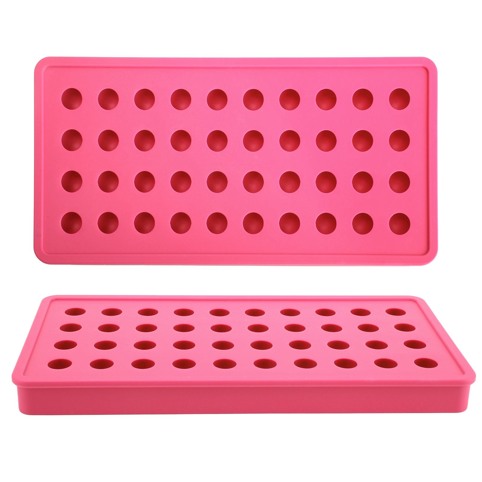 40 Holes Silicone Ice Ball Maker Mold Ice Cubes Tray Mould for Party Bar