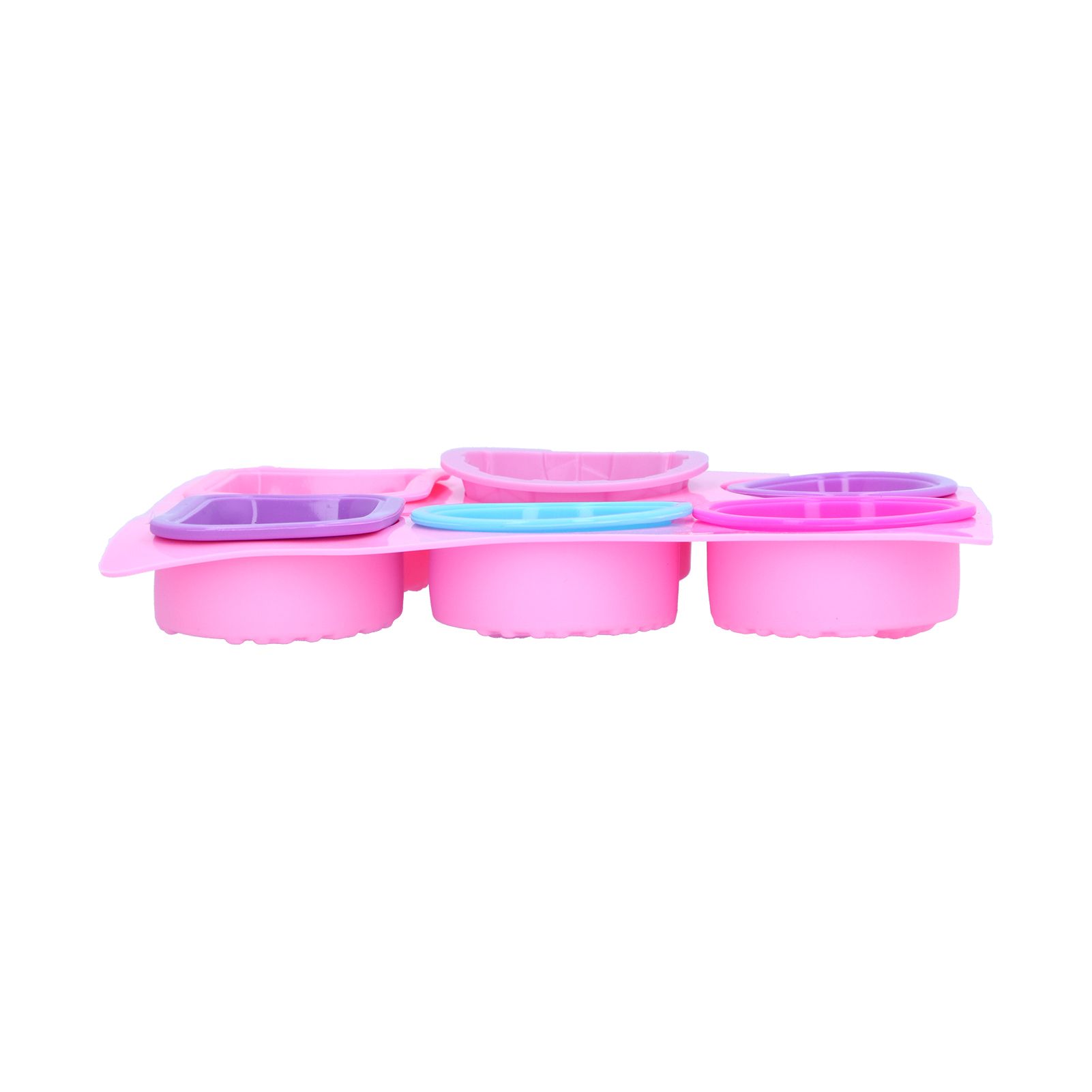 7Pcs Silicone Mold Food Grade Portable Multifunctional Cake Mould for Dinner view 4