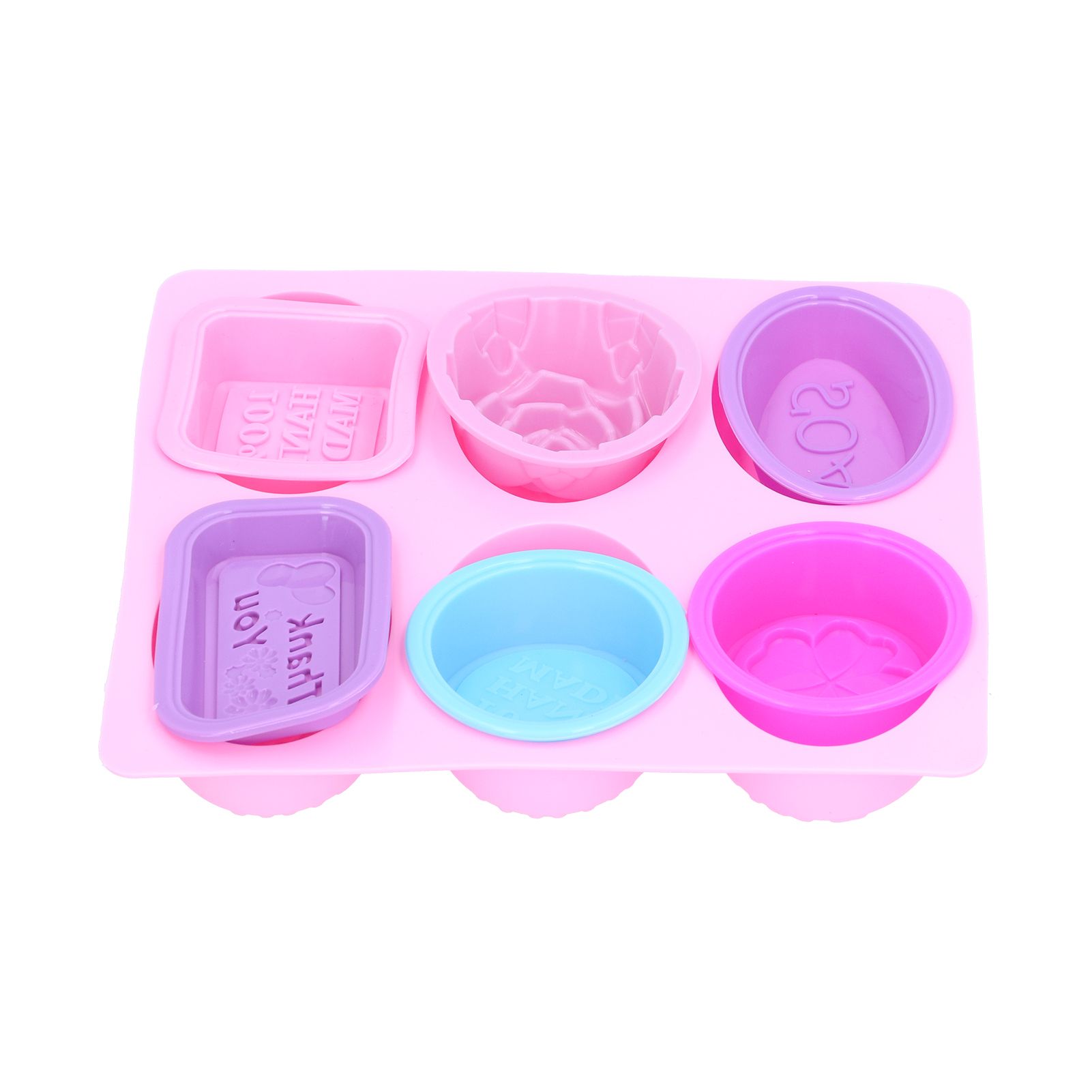 7Pcs Silicone Mold Food Grade Portable Multifunctional Cake Mould for Dinner view 5
