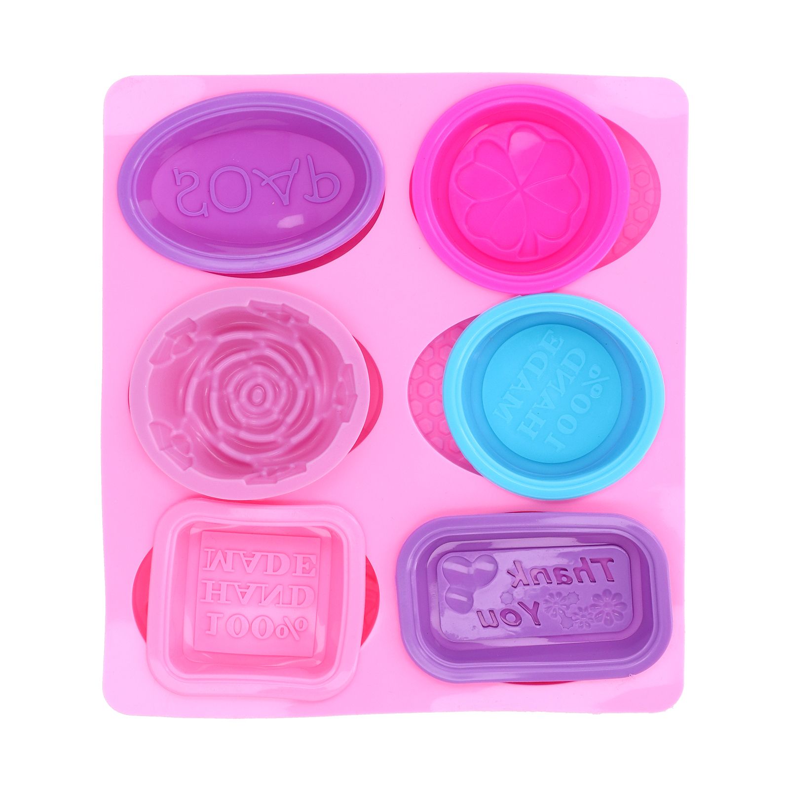 7Pcs Silicone Mold Food Grade Portable Multifunctional Cake Mould for Dinner view 6