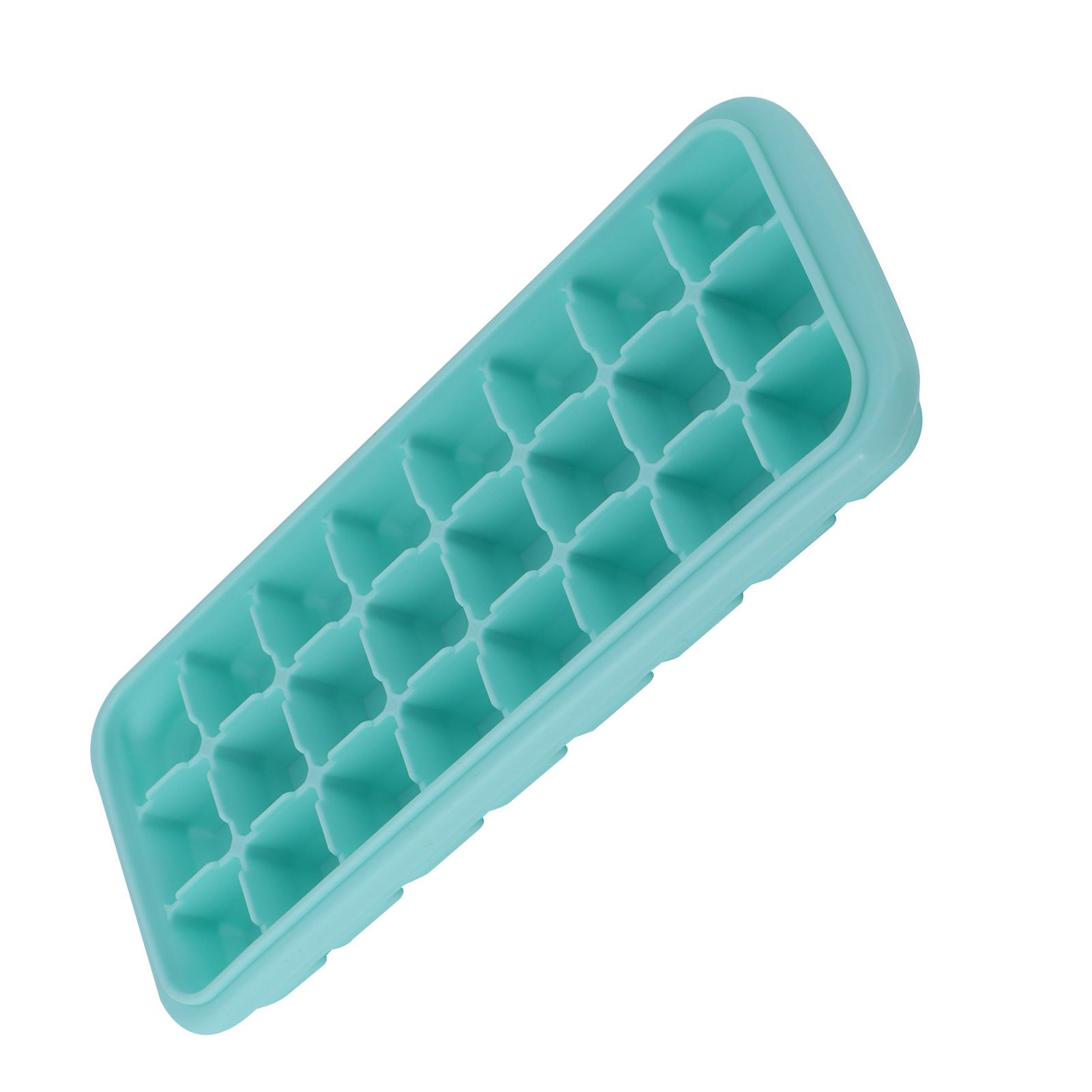 24-Grid Small Cubes Silicone Ice Tray with PP Lid Silicone Ice Mold for Home view 9
