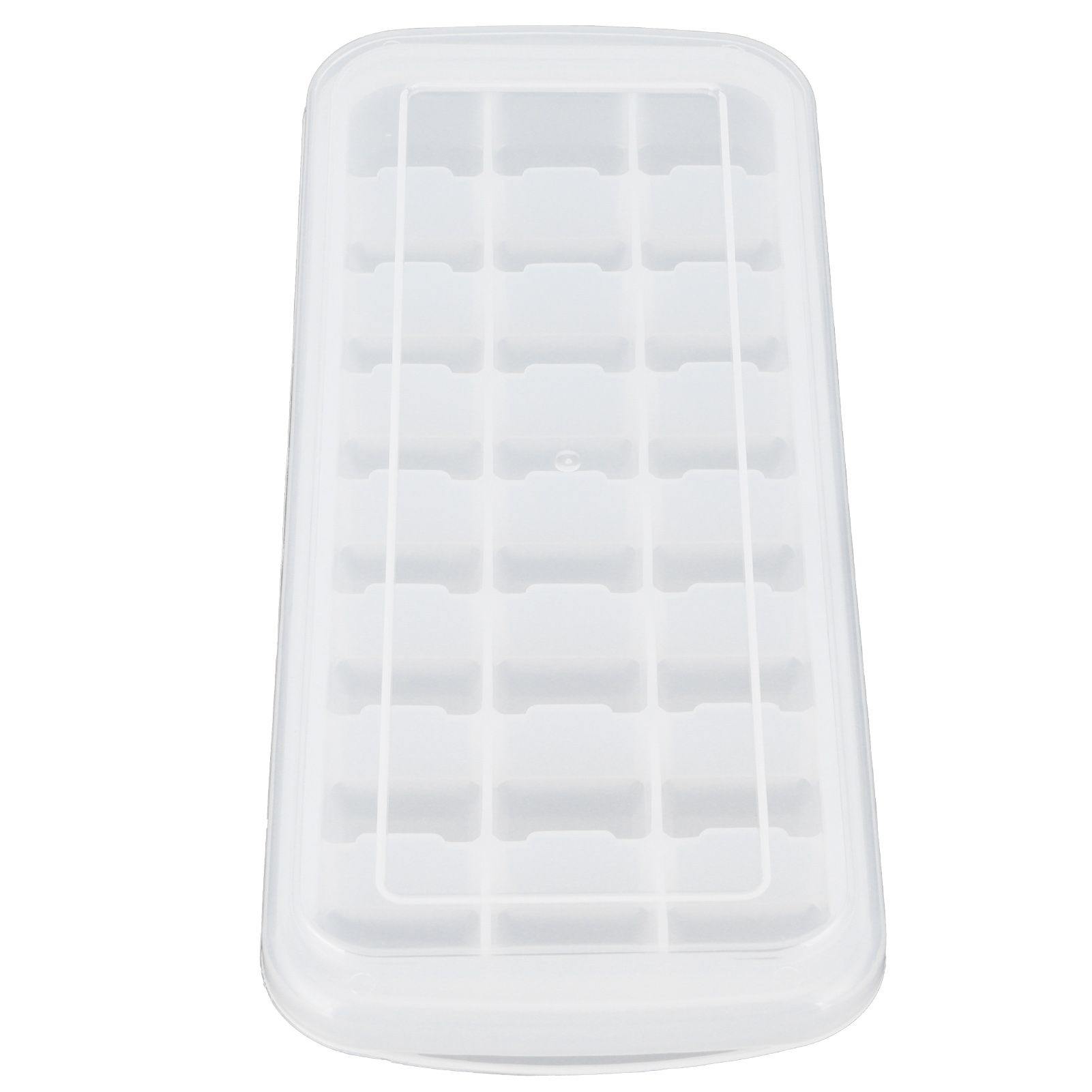 24-Grid Small Cubes Silicone Ice Tray with PP Lid Silicone Ice Mold for Home view 7