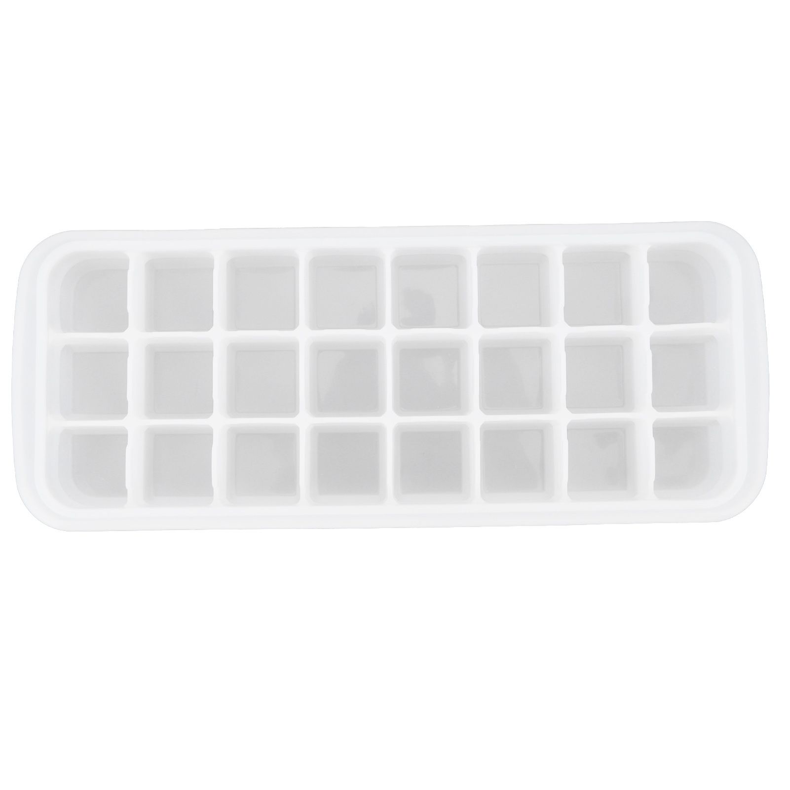 24-Grid Small Cubes Silicone Ice Tray with PP Lid Silicone Ice Mold for Home view 8