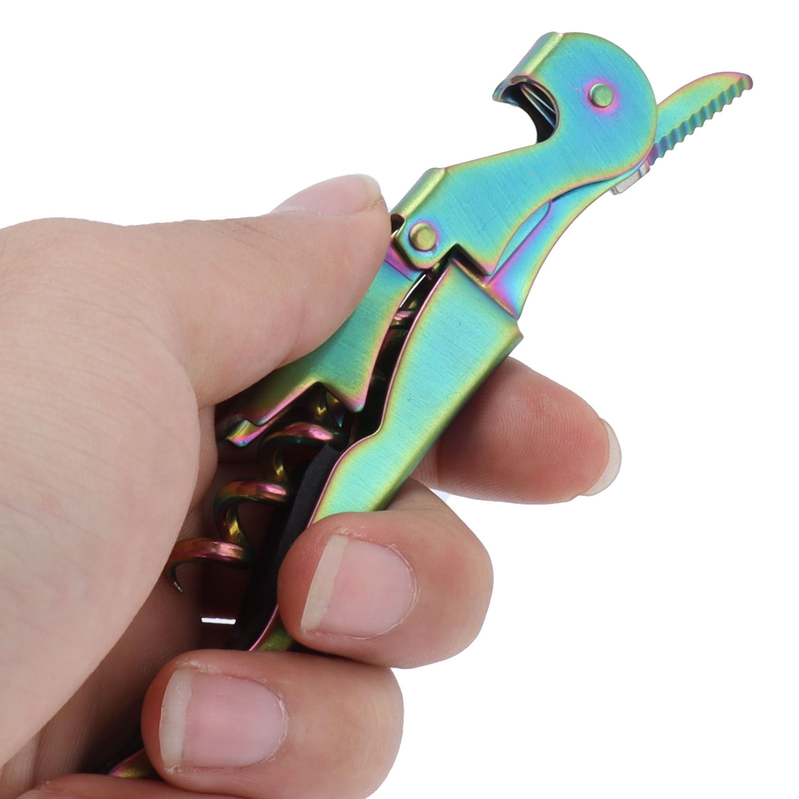 Sea Horse Corkscrew Wine Tool Bottle Opener Knife Stainless Steel Hippocampus view 10