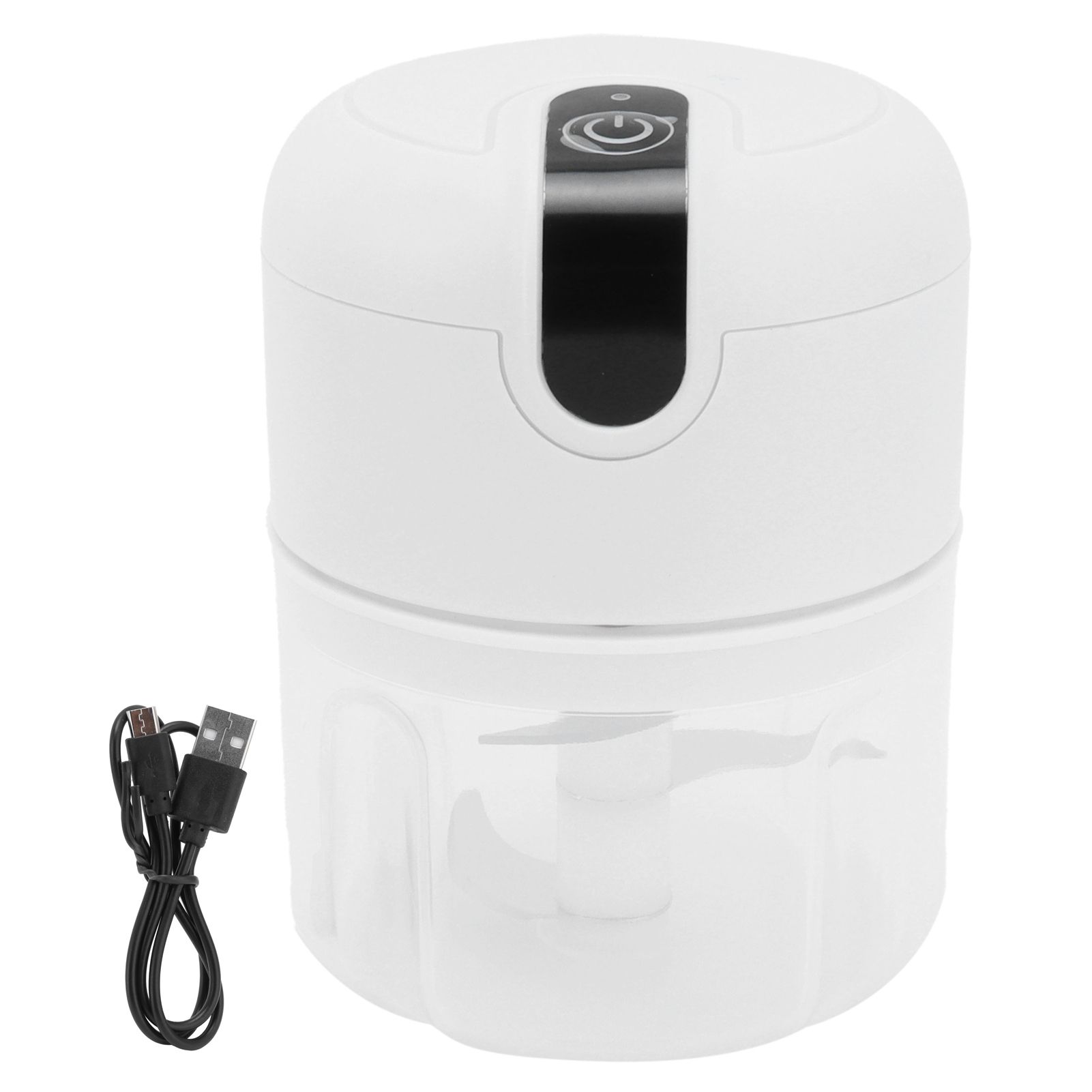 Garlic Chopper 250ML Plastic Cup USB Rechargeable 1300mAh Stainless Steel view 2