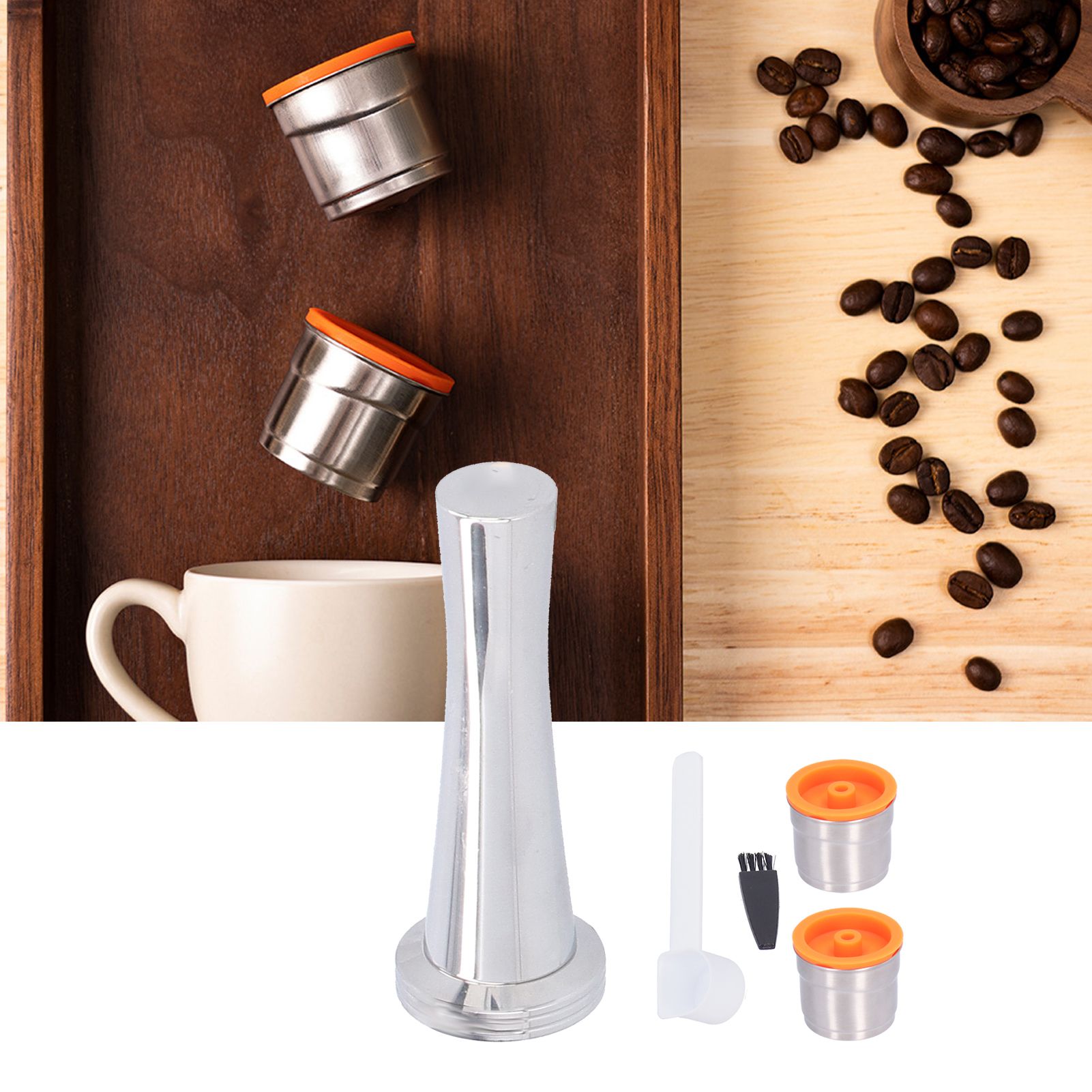 Reusable Coffee Capsule Cup Stainless Steel Coffee Filter Fit for Illy Home view 12