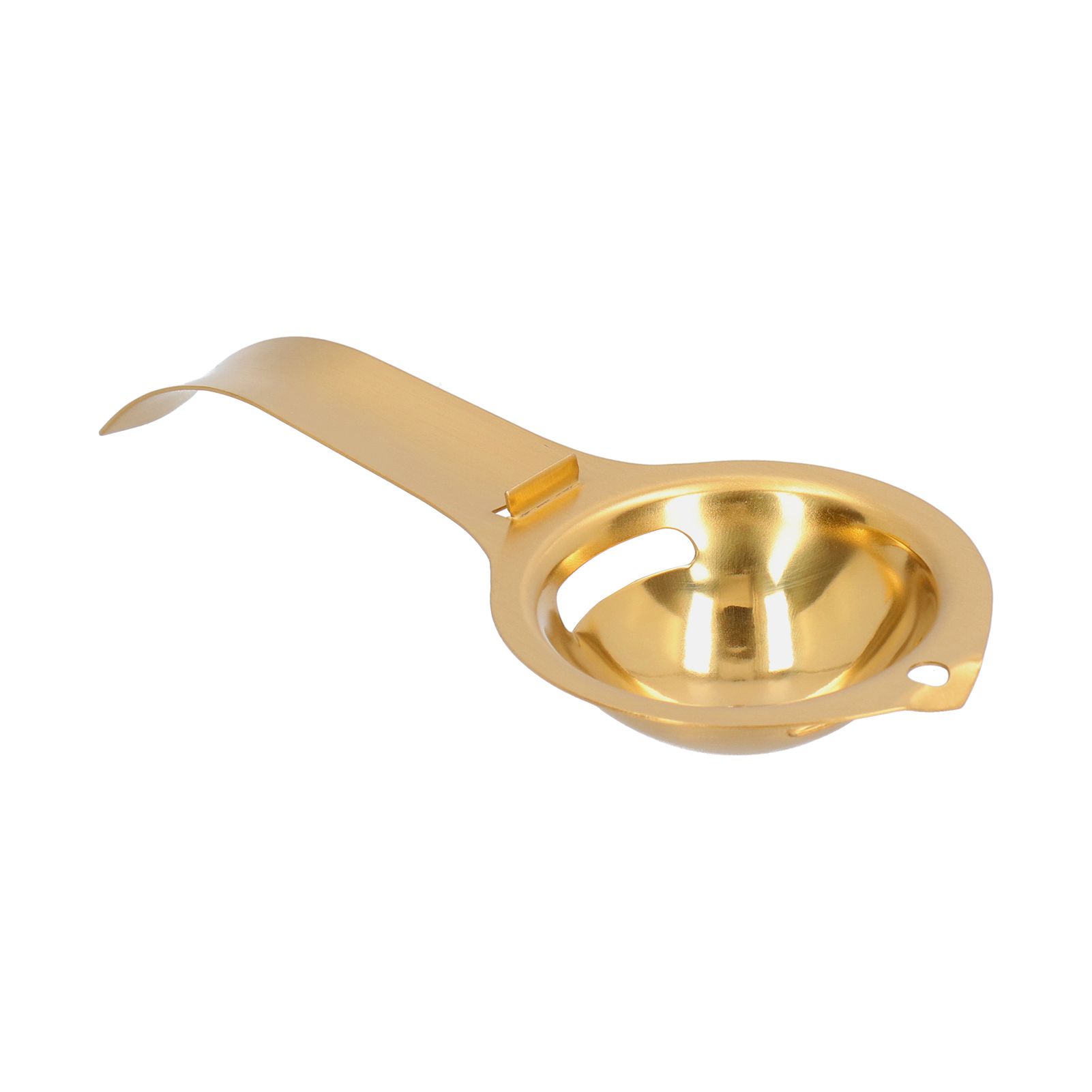 Egg Yolk White Separator Stainless Steel Egg Divider Strainer Filter with Long view 6