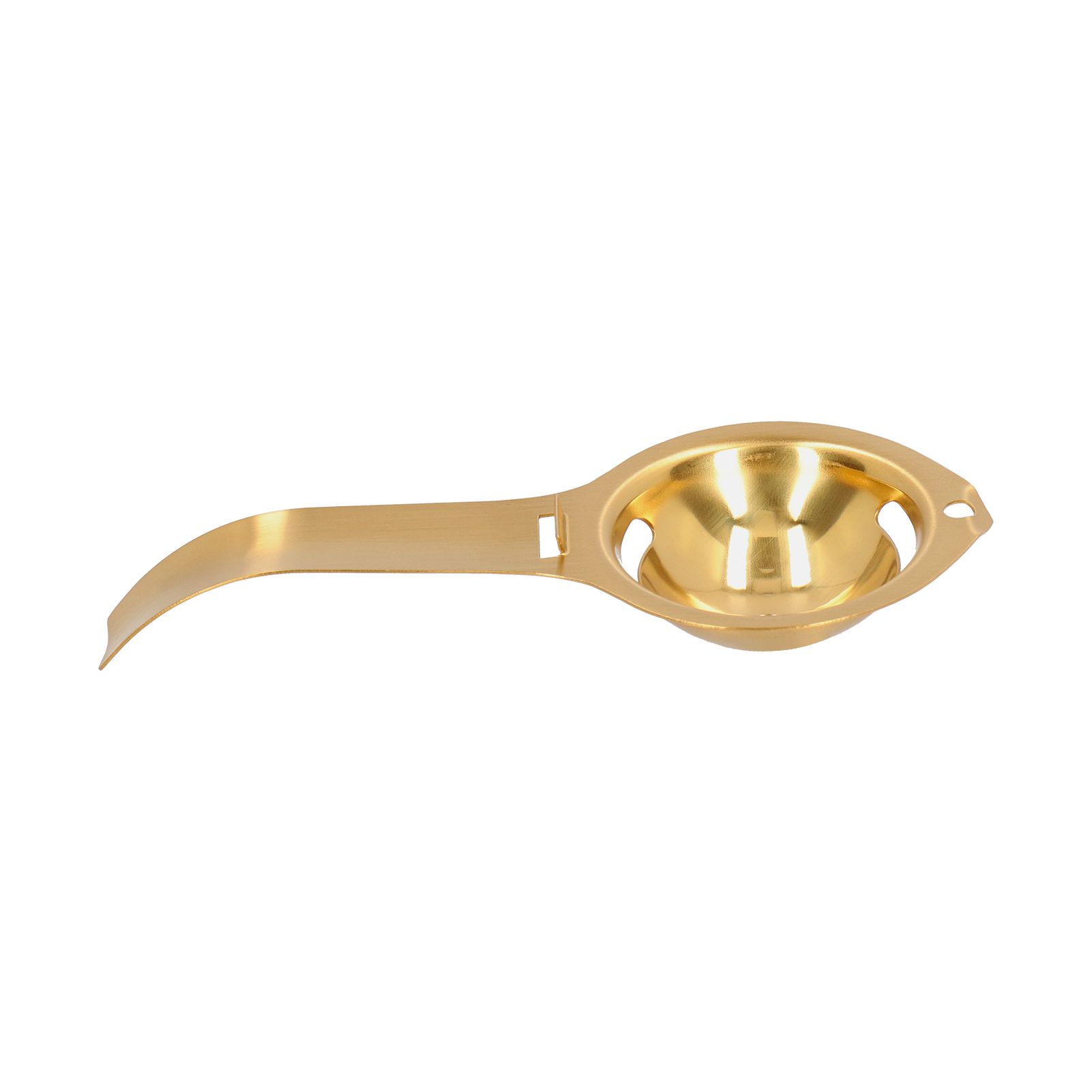 Egg Yolk White Separator Stainless Steel Egg Divider Strainer Filter with Long view 7