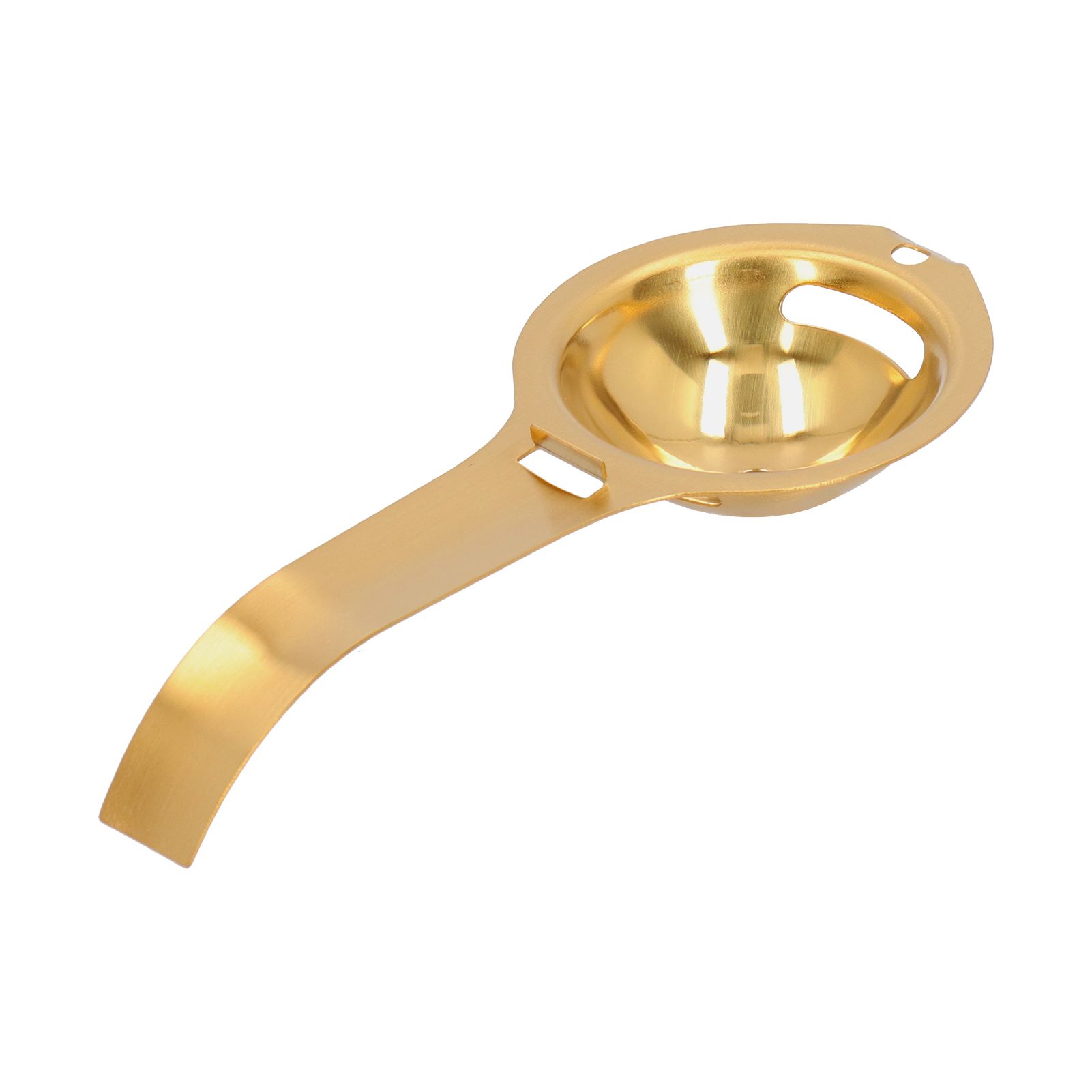 Egg Yolk White Separator Stainless Steel Egg Divider Strainer Filter with Long view 8