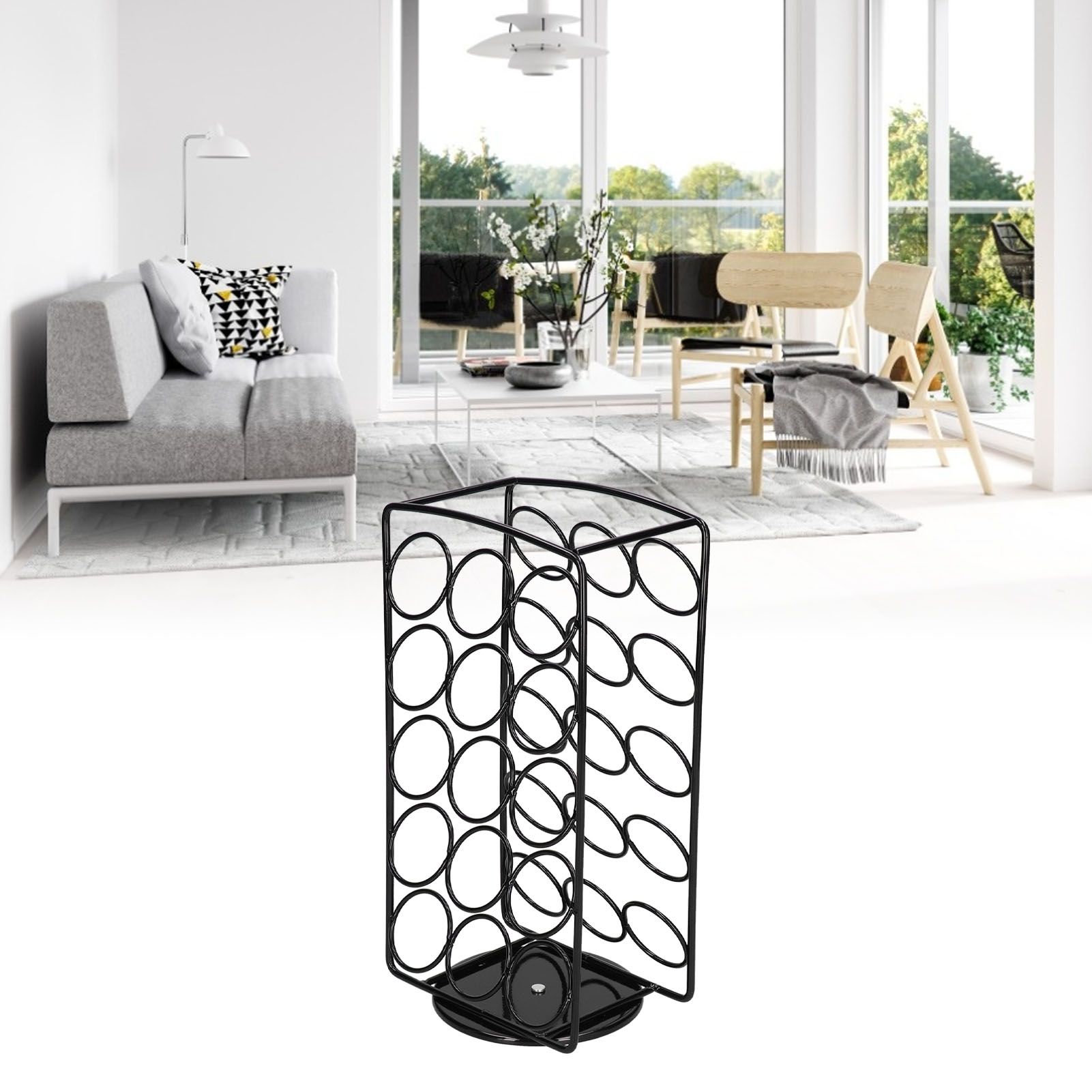 360 Degree Rotating Coffee Capsule Rack Stand Storage Organizer Holding 30Pcs view 11