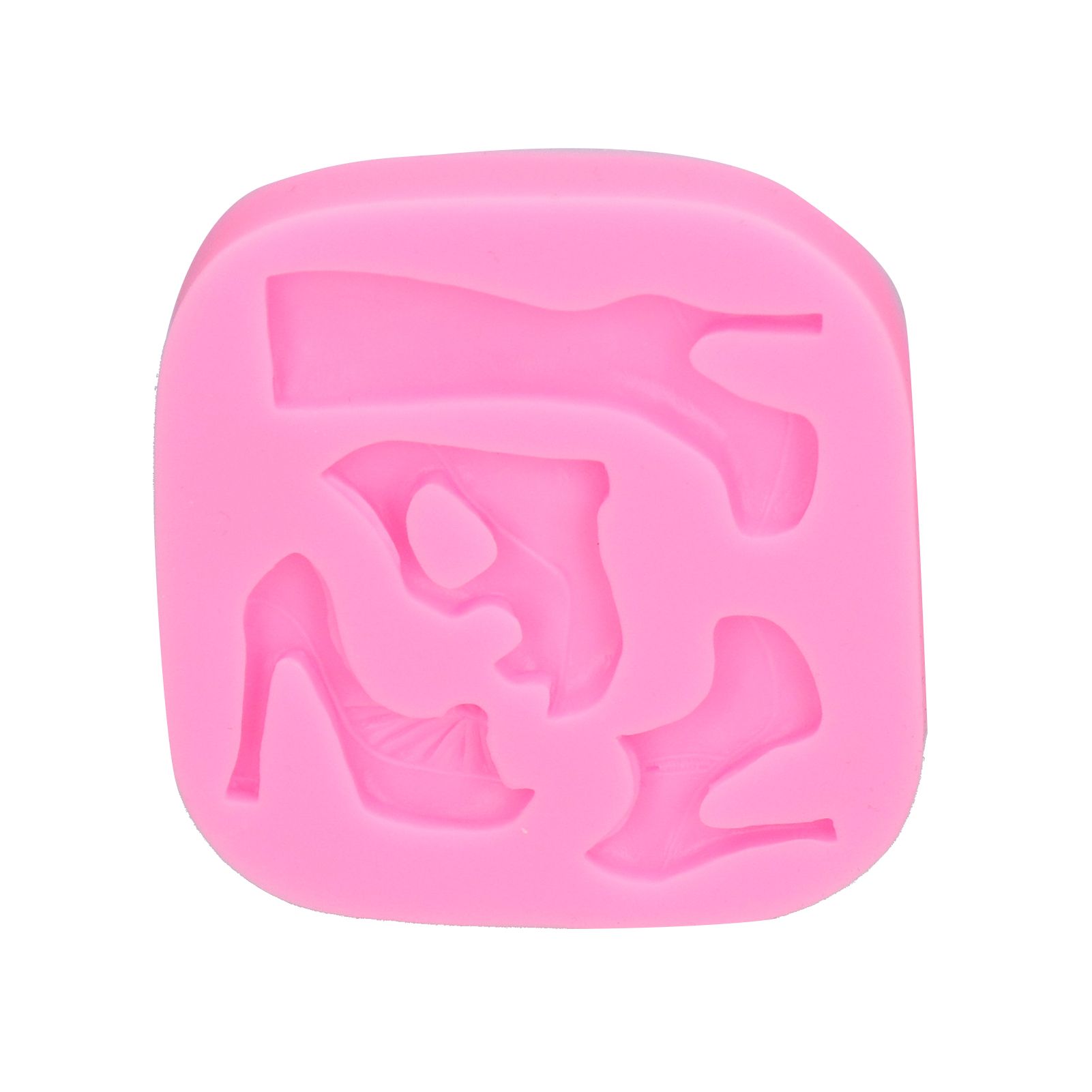 Silicone Mold High Heels Patterned Mold Food Grade Silicone Mold DIY Baking view 2