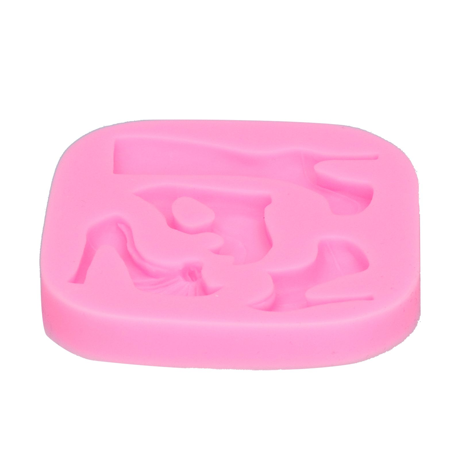 Silicone Mold High Heels Patterned Mold Food Grade Silicone Mold DIY Baking view 5