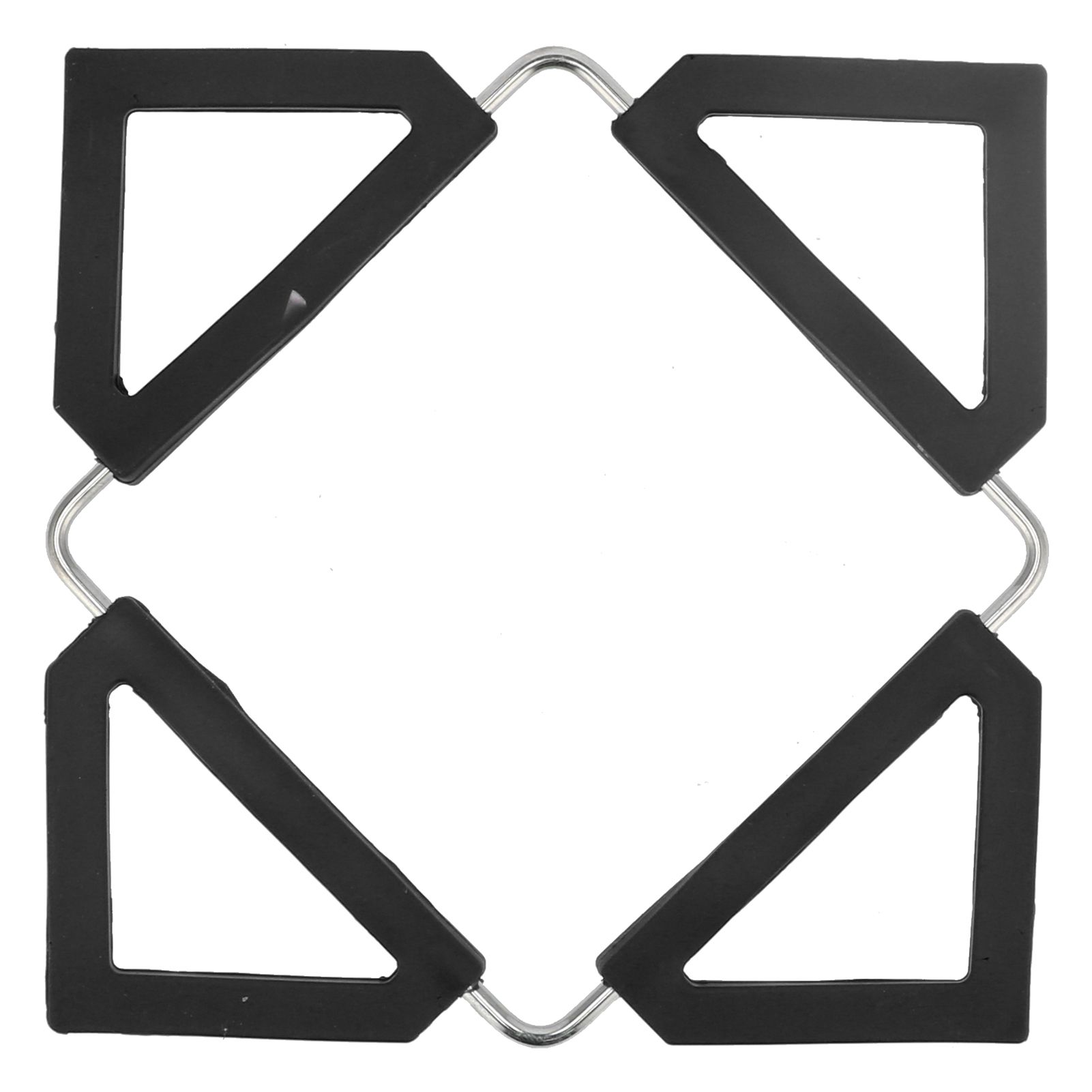 Silicone Trivet Mat Stainless Steel Hot Pot Holder NonSlip Coasters Heat