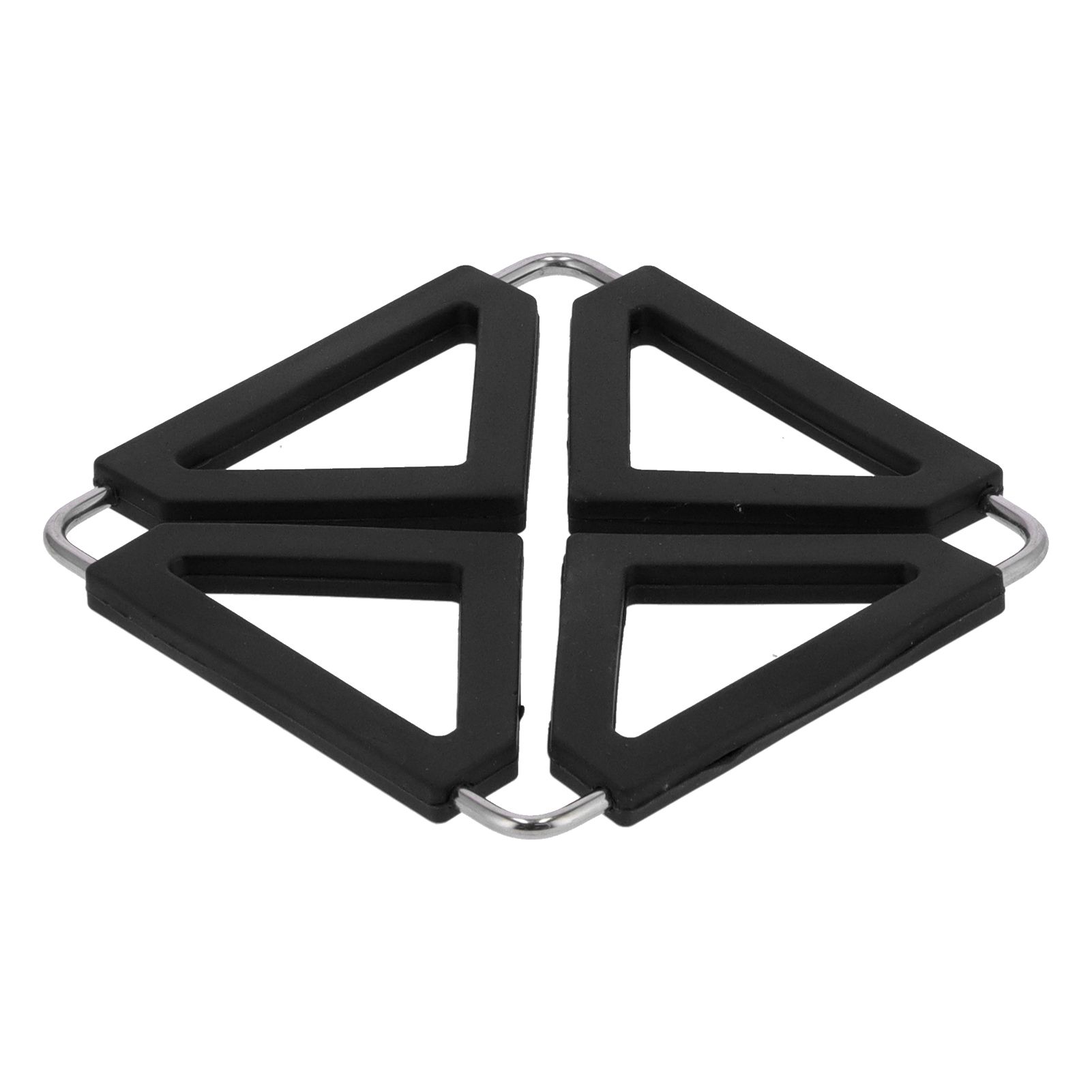 Silicone Trivet Mat Stainless Steel Hot Pot Holder NonSlip Coasters Heat view 9