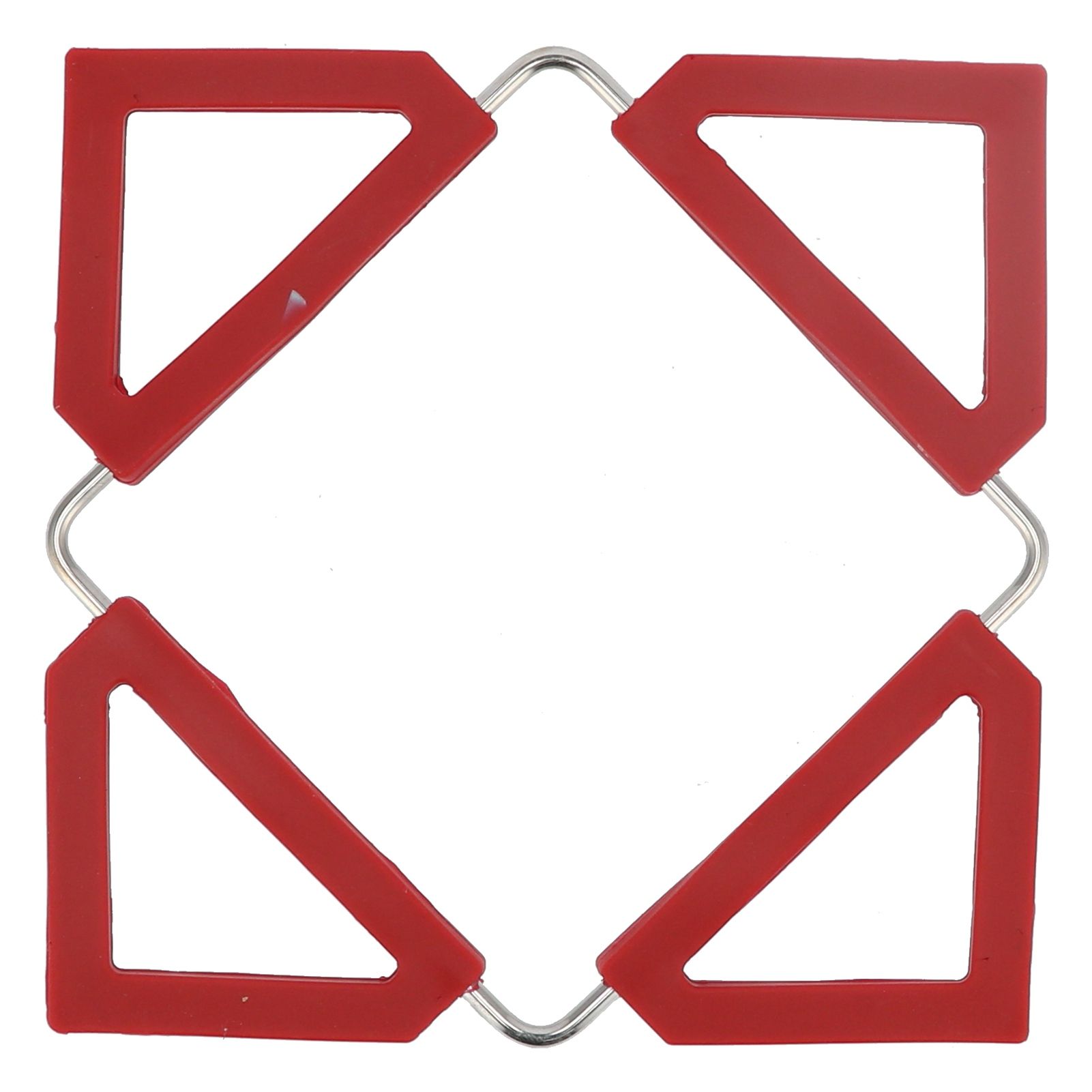 Silicone Trivet Mat Stainless Steel Hot Pot Holder NonSlip Coasters Heat