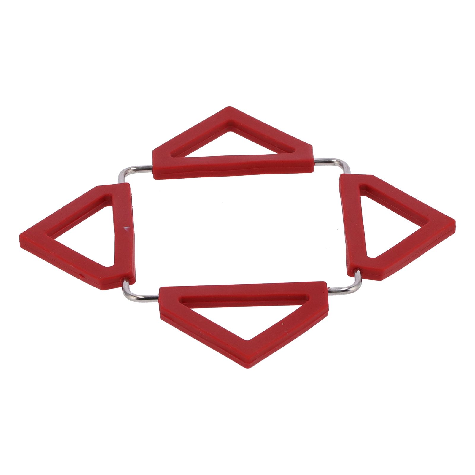 Silicone Trivet Mat Stainless Steel Hot Pot Holder NonSlip Coasters Heat view 10