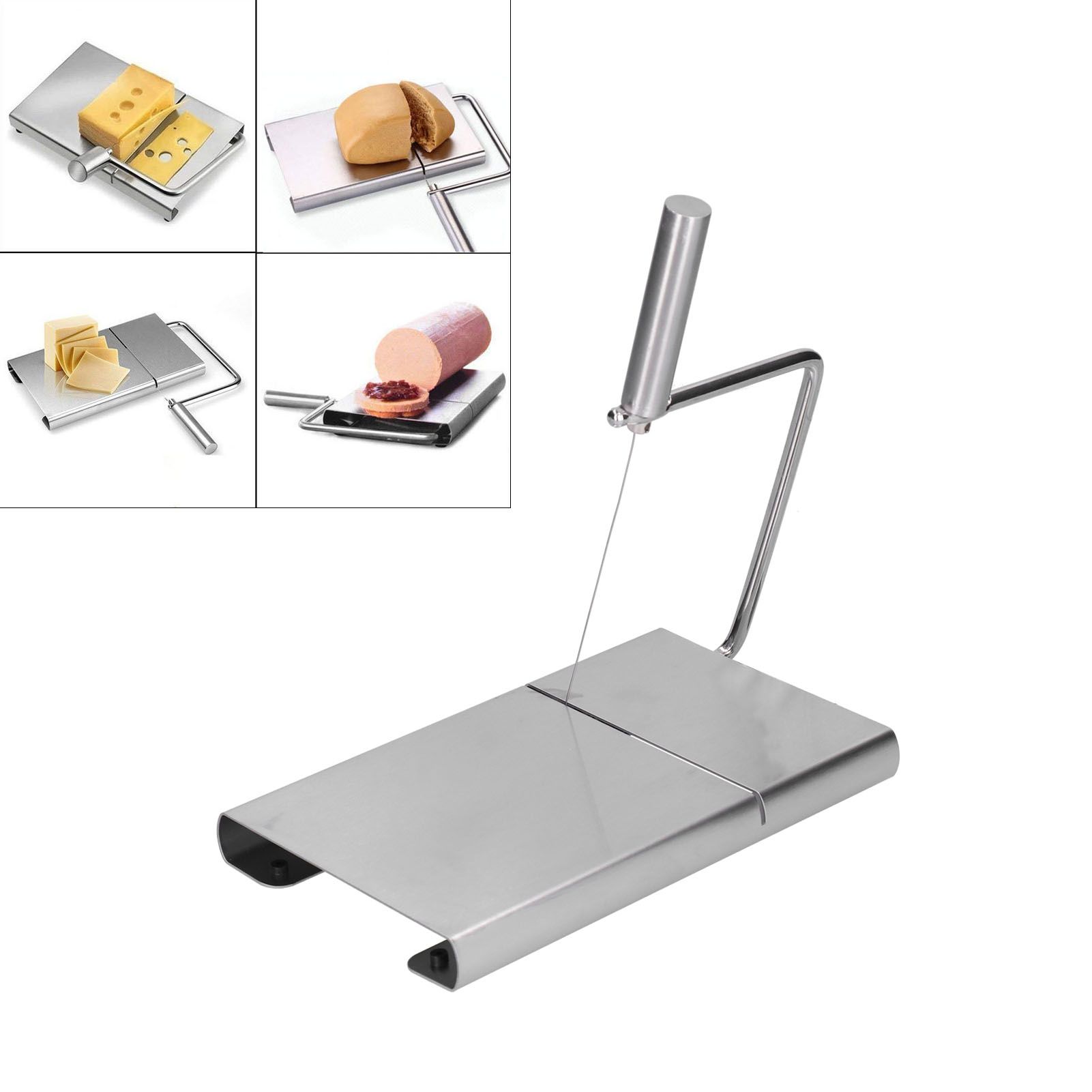 Stainless Steel Cheese Cutter Cheese Cutting Wire Fruit Vegetable Slicing Tool view 12