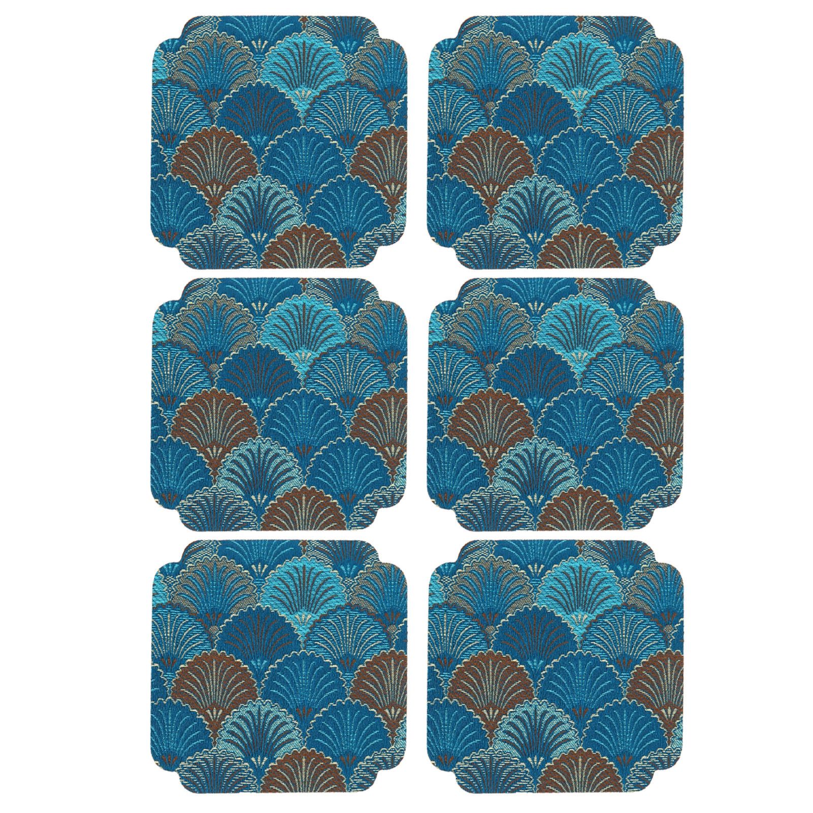 6PCS Japanese Style Embroidered Coaster Heat Insulated Cup Pad Mat Placemat view 9