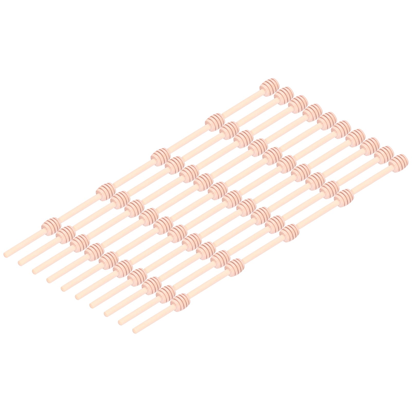 100Pcs Wood Honey Dipper Honey Stirring Sticks for Wedding Party Kitchen view 2