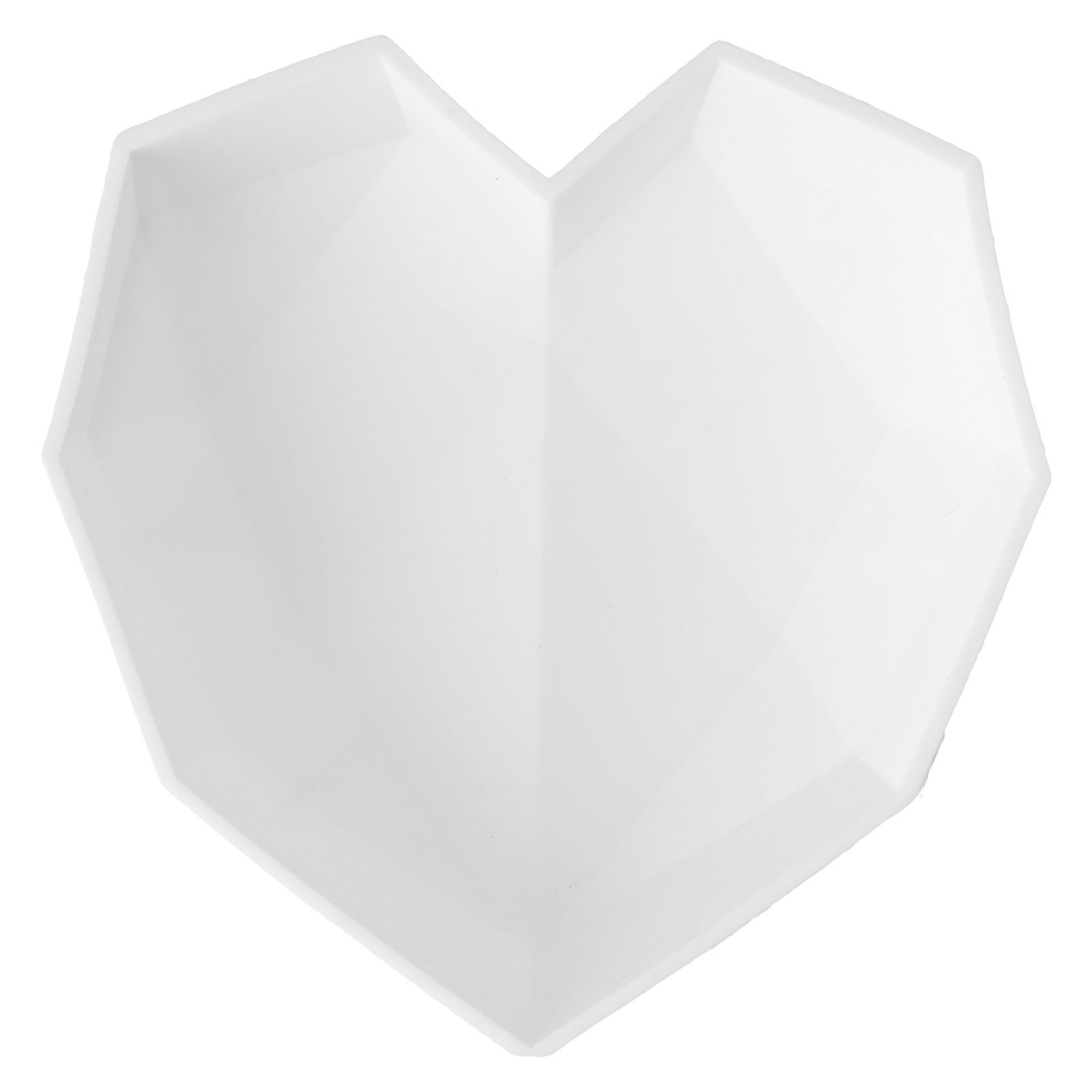 Diamond Heart Shaped Mold Thickened Silicone Dessert Cake Mold for Home Bakery view 4