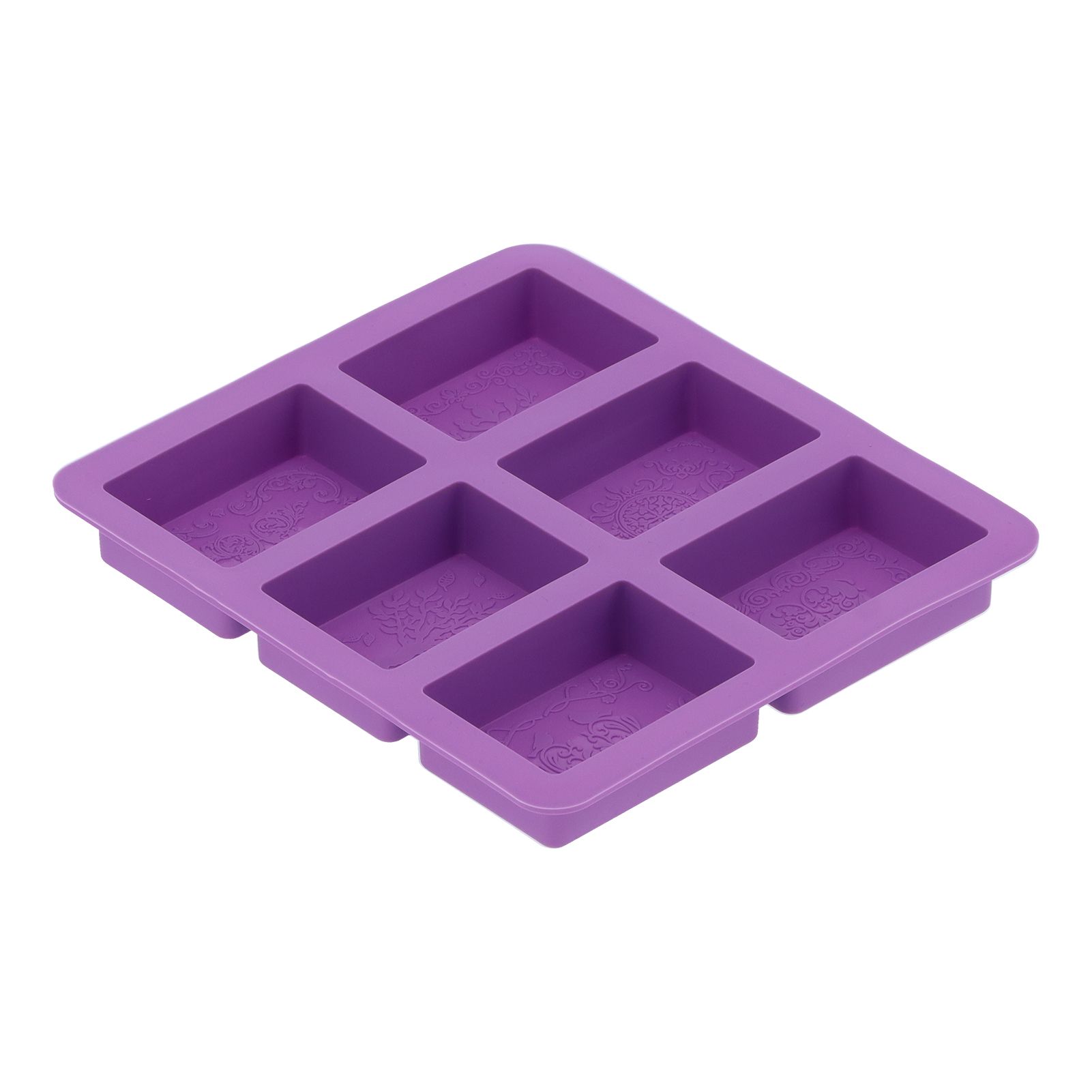 6-Grid Originality Pattern Mold Silicone Hand Made Soap Cake Mold for Home view 10