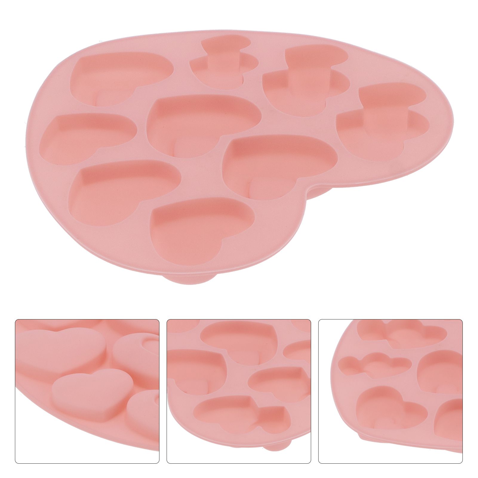 9Grid HeartShaped Mold Silicone Mousse Cake Mold Baking Tool for Home Kitchen view 8