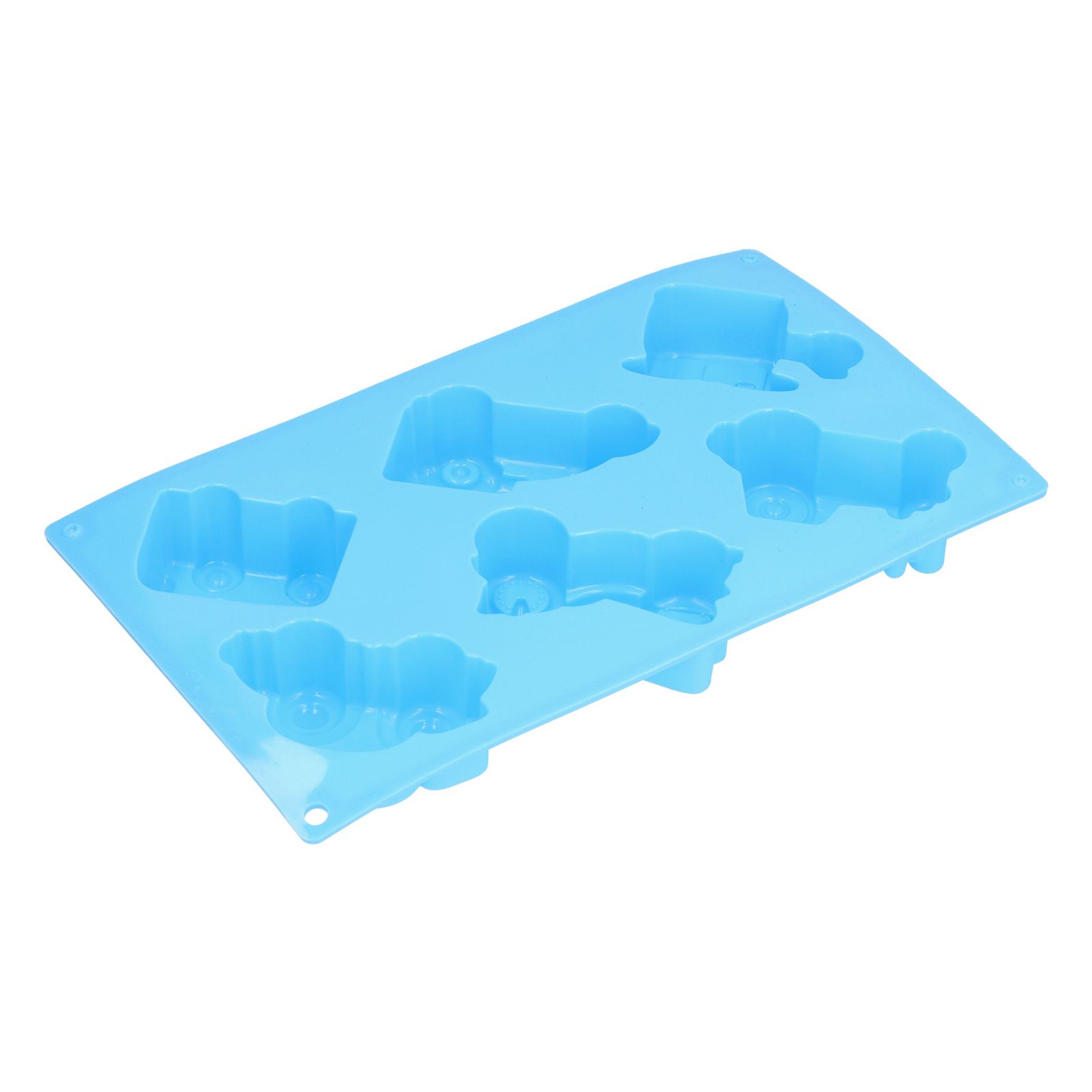6‑Grid Originality Vehicle Pattern Mold Silicone Cake Mold Baking Tool for view 9
