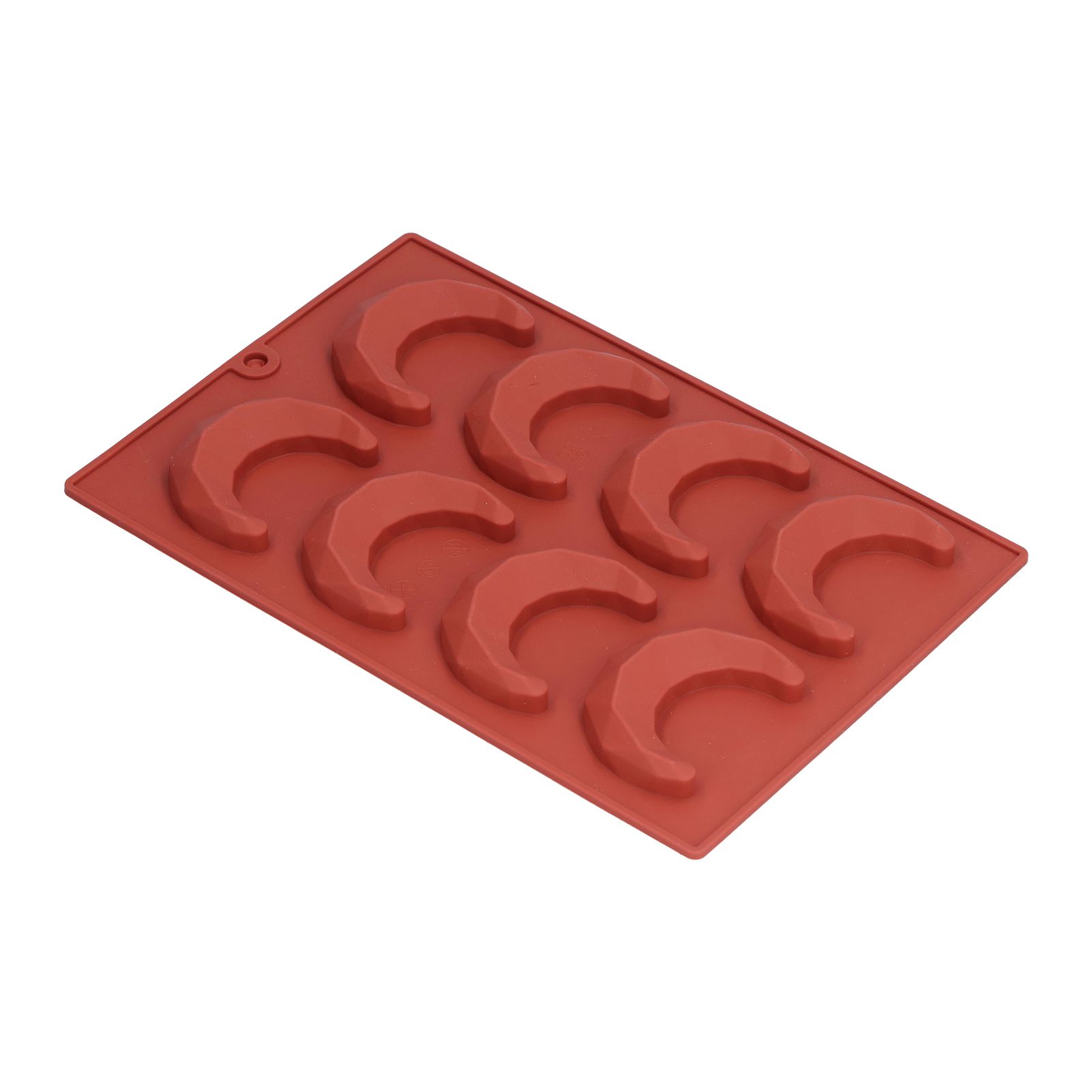 8Hole MoonShaped Mold 3 Dimensional Chocolate Cake Sweet Mold for Home Bakery view 5