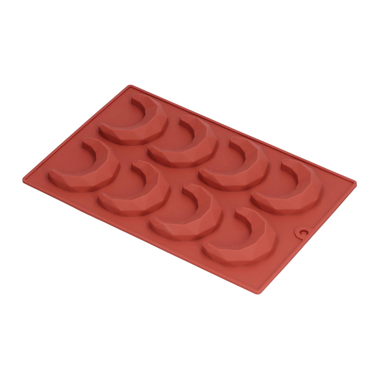 8Hole MoonShaped Mold 3 Dimensional Chocolate Cake Sweet Mold for Home Bakery view 7