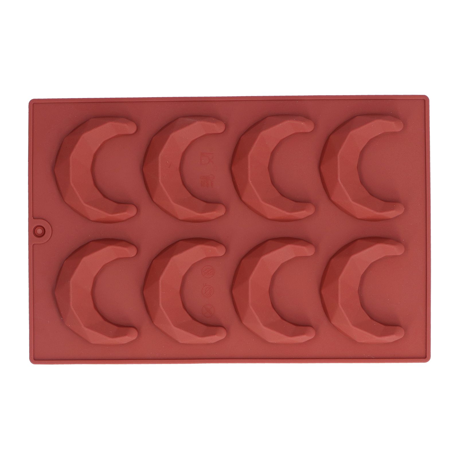 8Hole MoonShaped Mold 3 Dimensional Chocolate Cake Sweet Mold for Home Bakery view 10