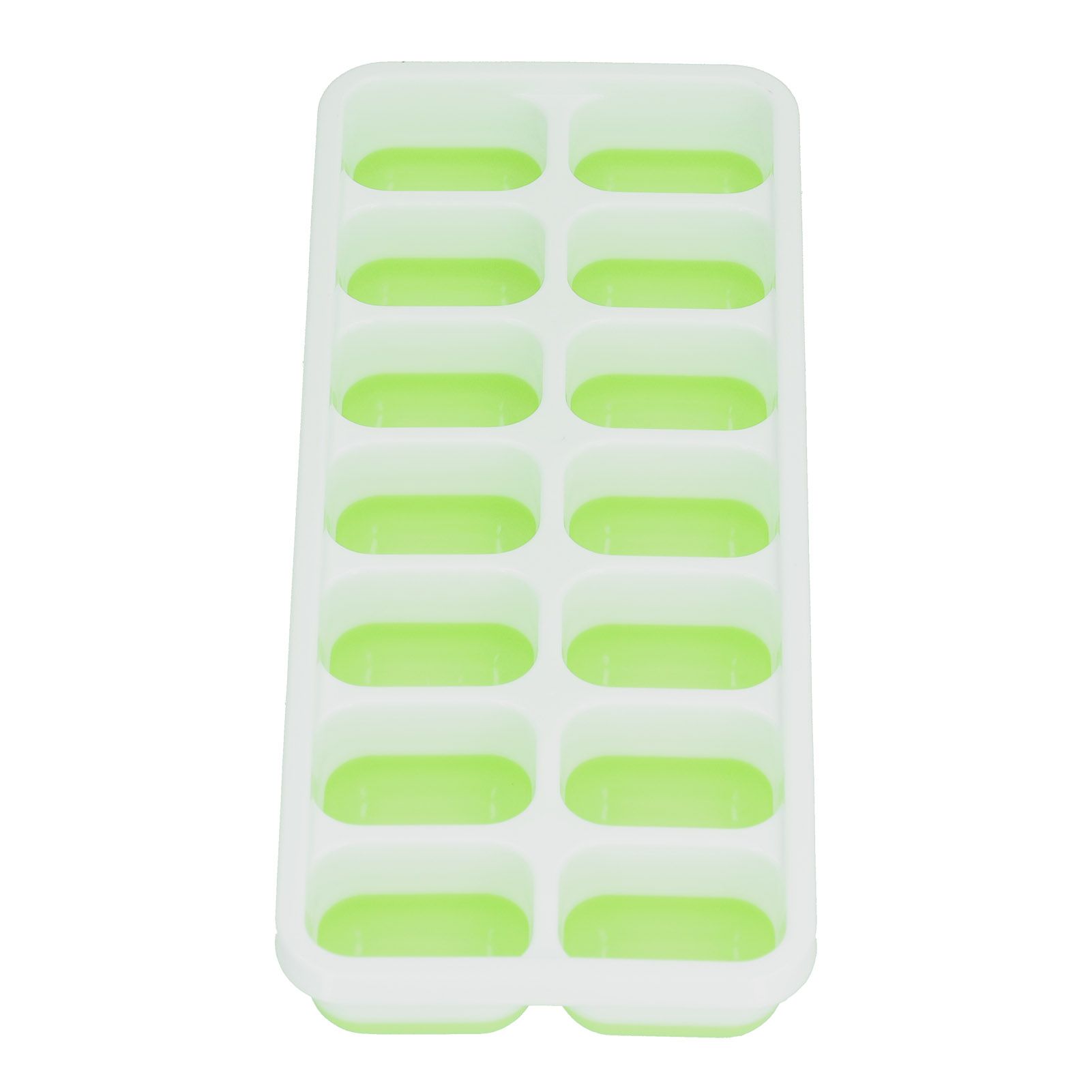 Ice Cube Tray Food Grade Plastic Silicone Ice Mold with Removable Lid for