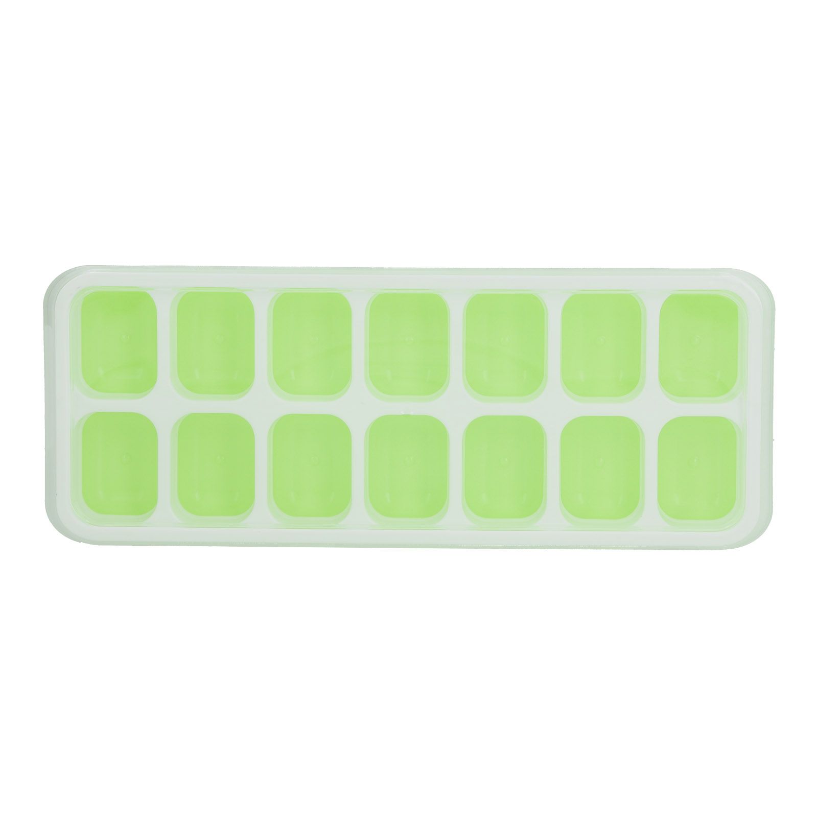 Ice Cube Tray Food Grade Plastic Silicone Ice Mold with Removable Lid for view 2