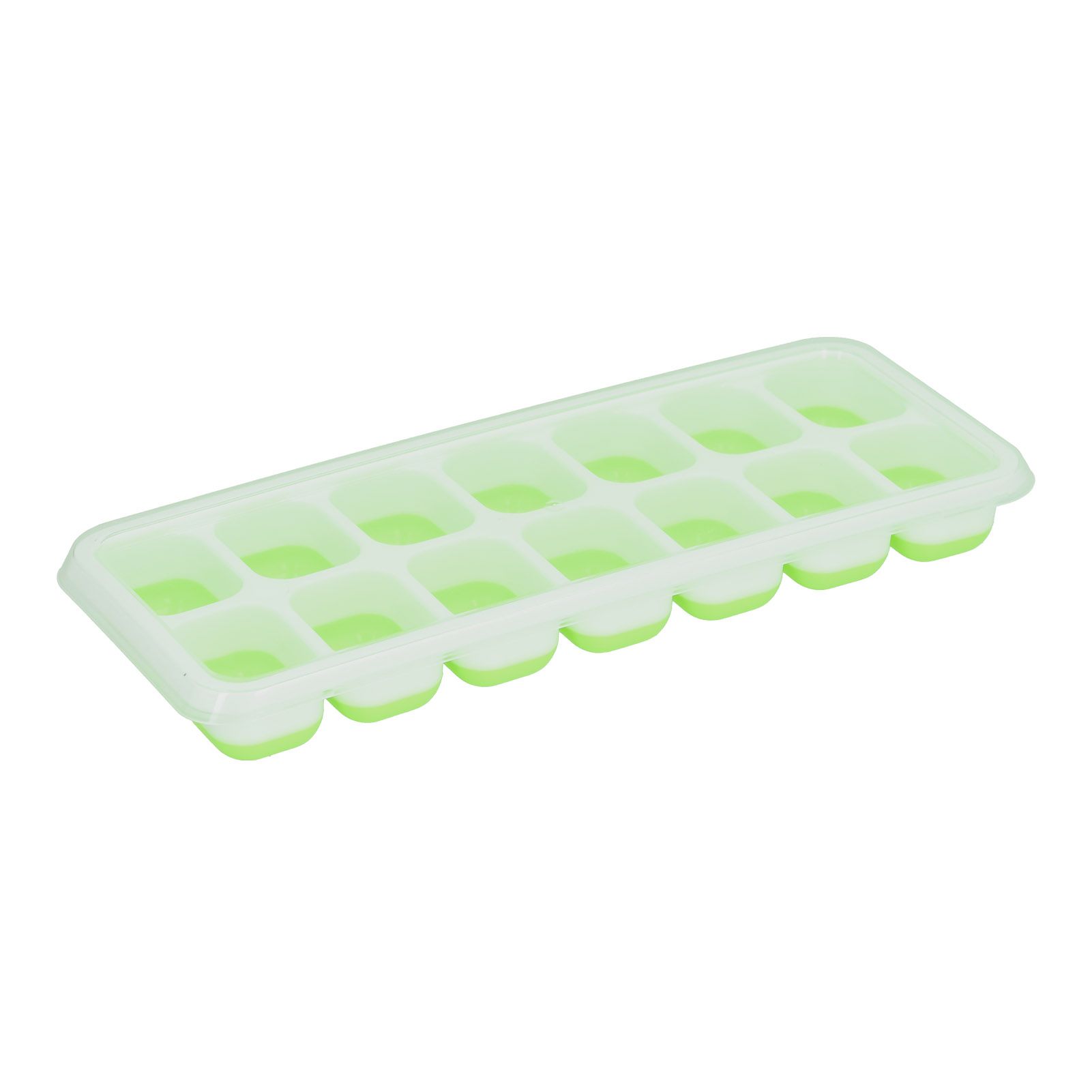Ice Cube Tray Food Grade Plastic Silicone Ice Mold with Removable Lid for view 5